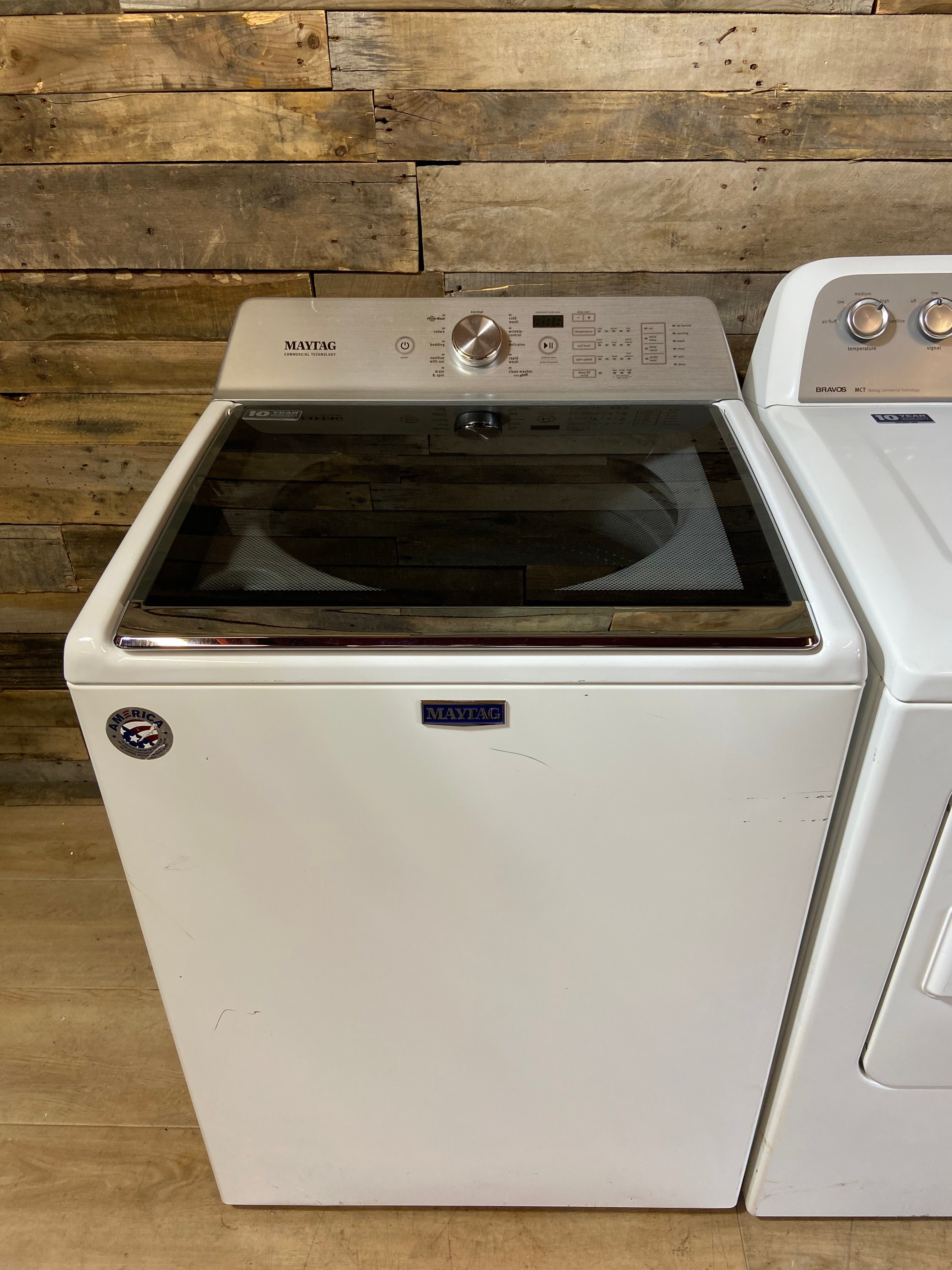 Maytag Bravos Top Load Large Capacity Washer & Dryer Set