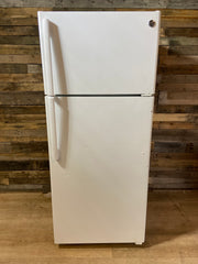 GE White Top Bottom Refrigerator