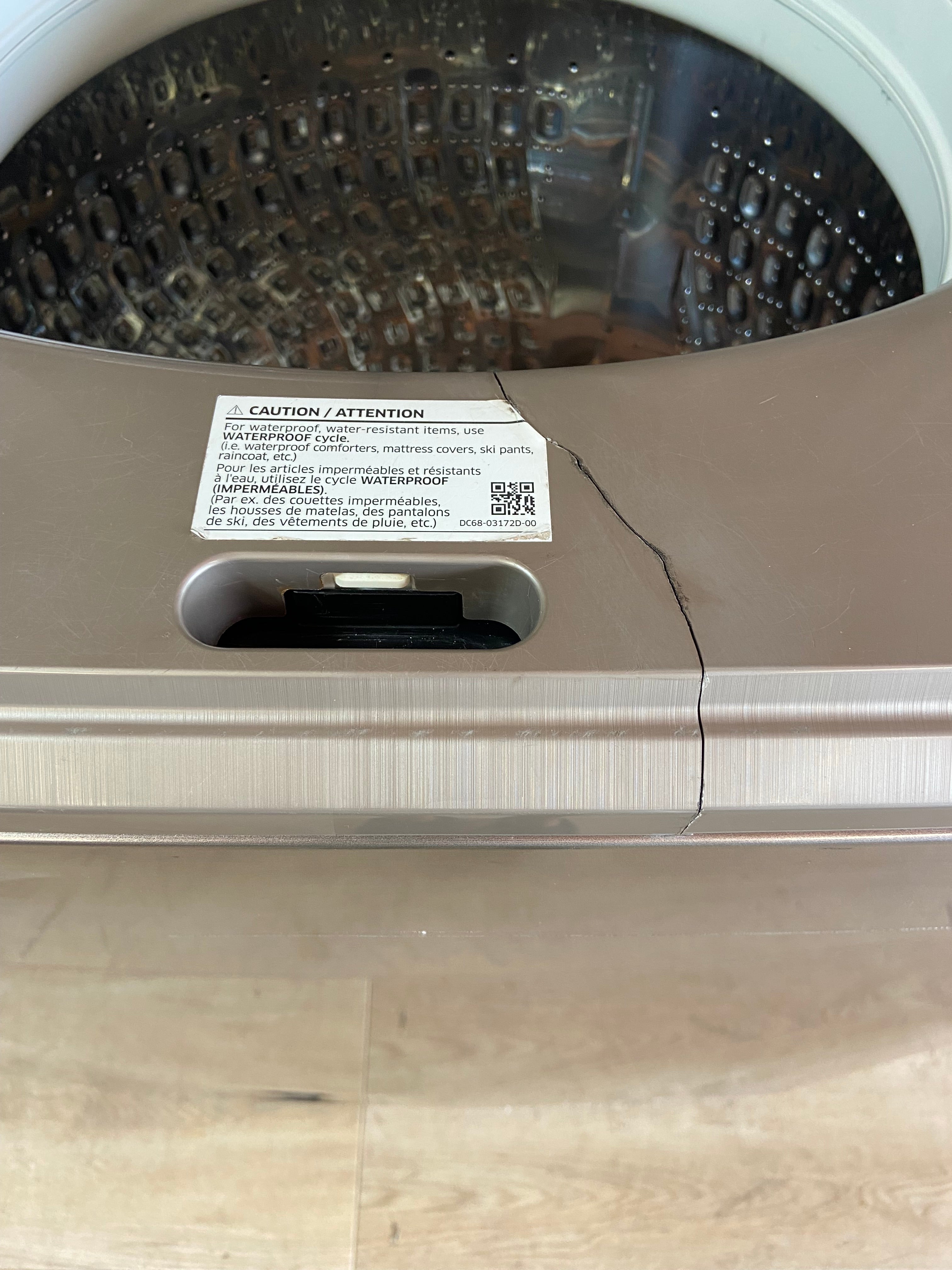 Bronze Samsung Top Load Large Capacity Washer