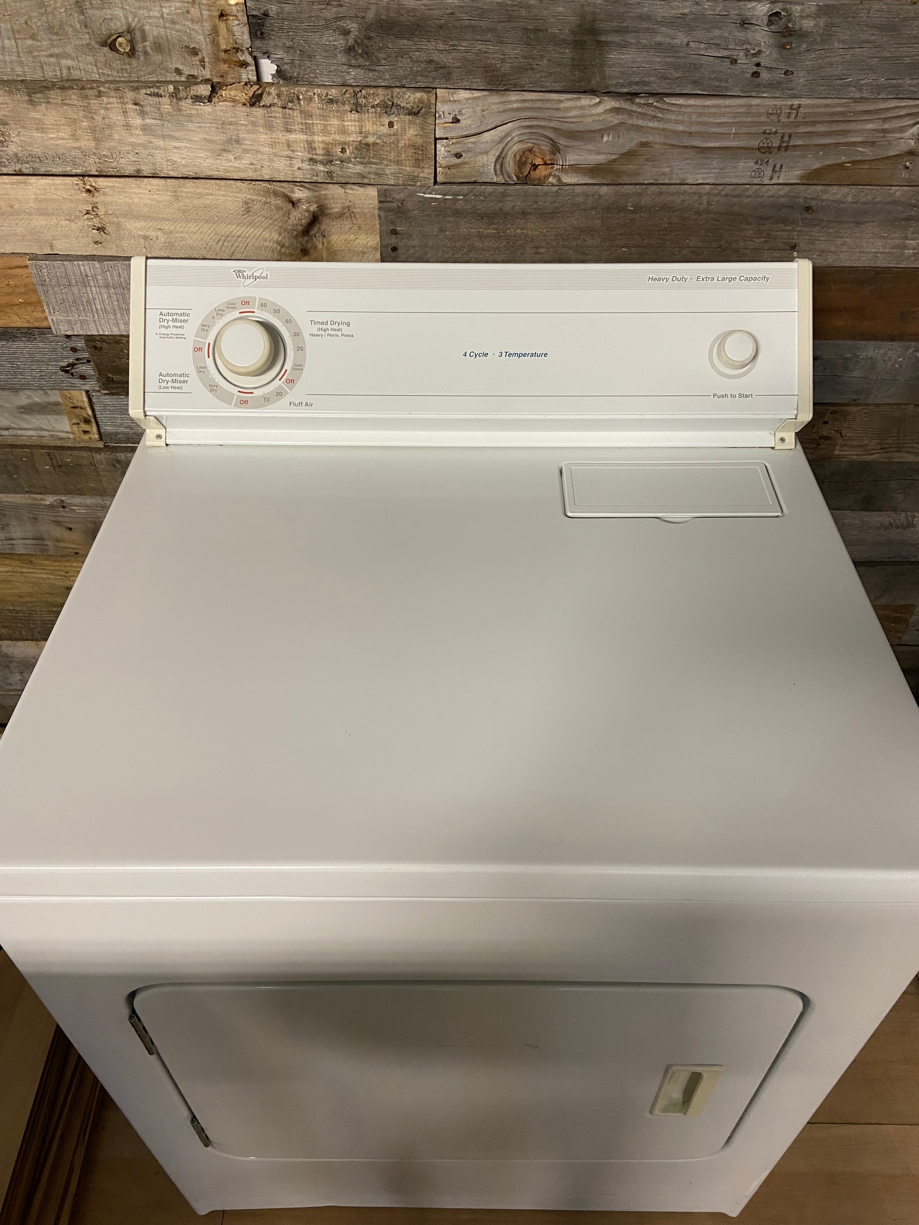 Whirlpool XL capacity Dryer
