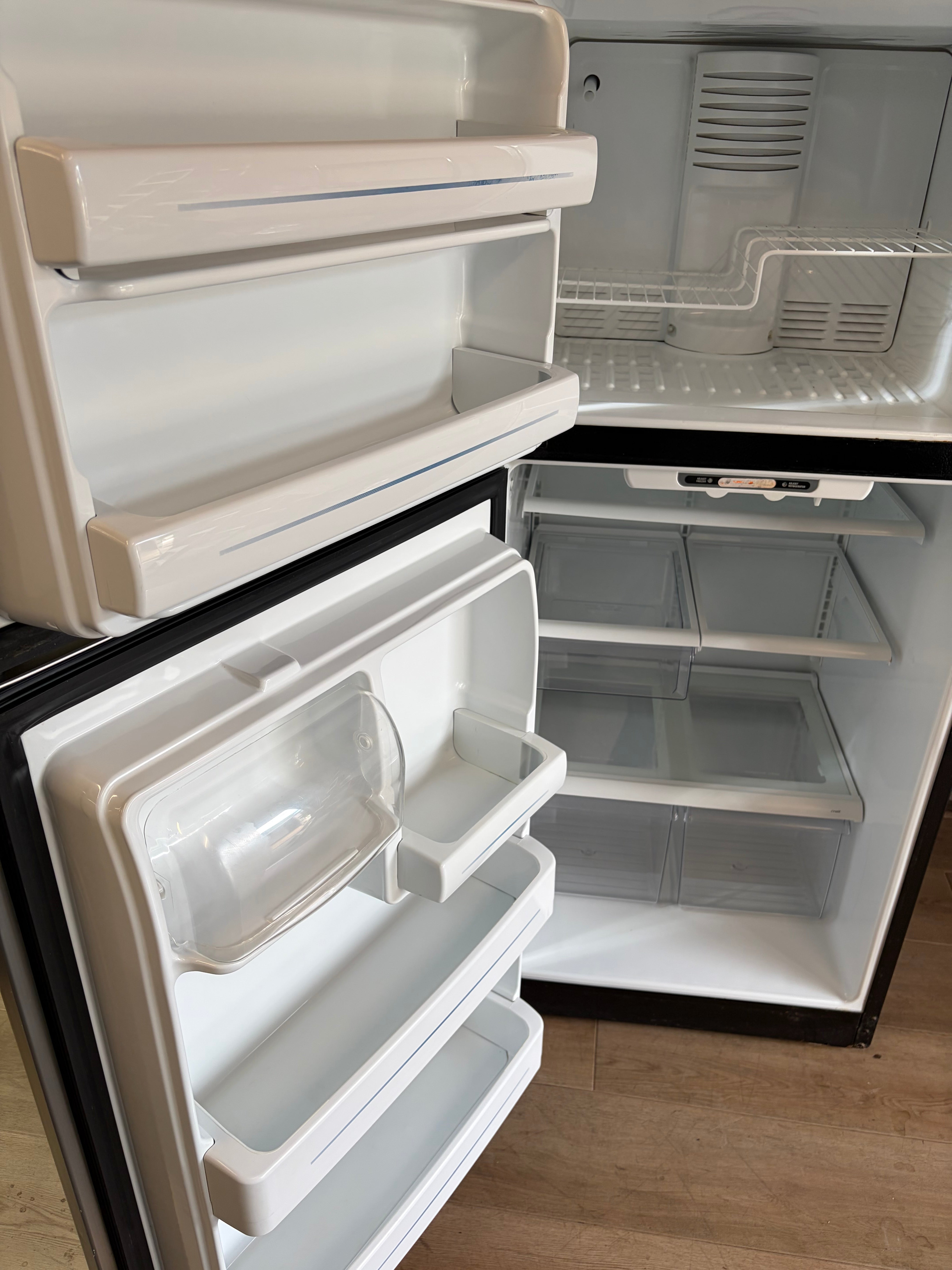 GE Stainless Top Bottom Refrigerator