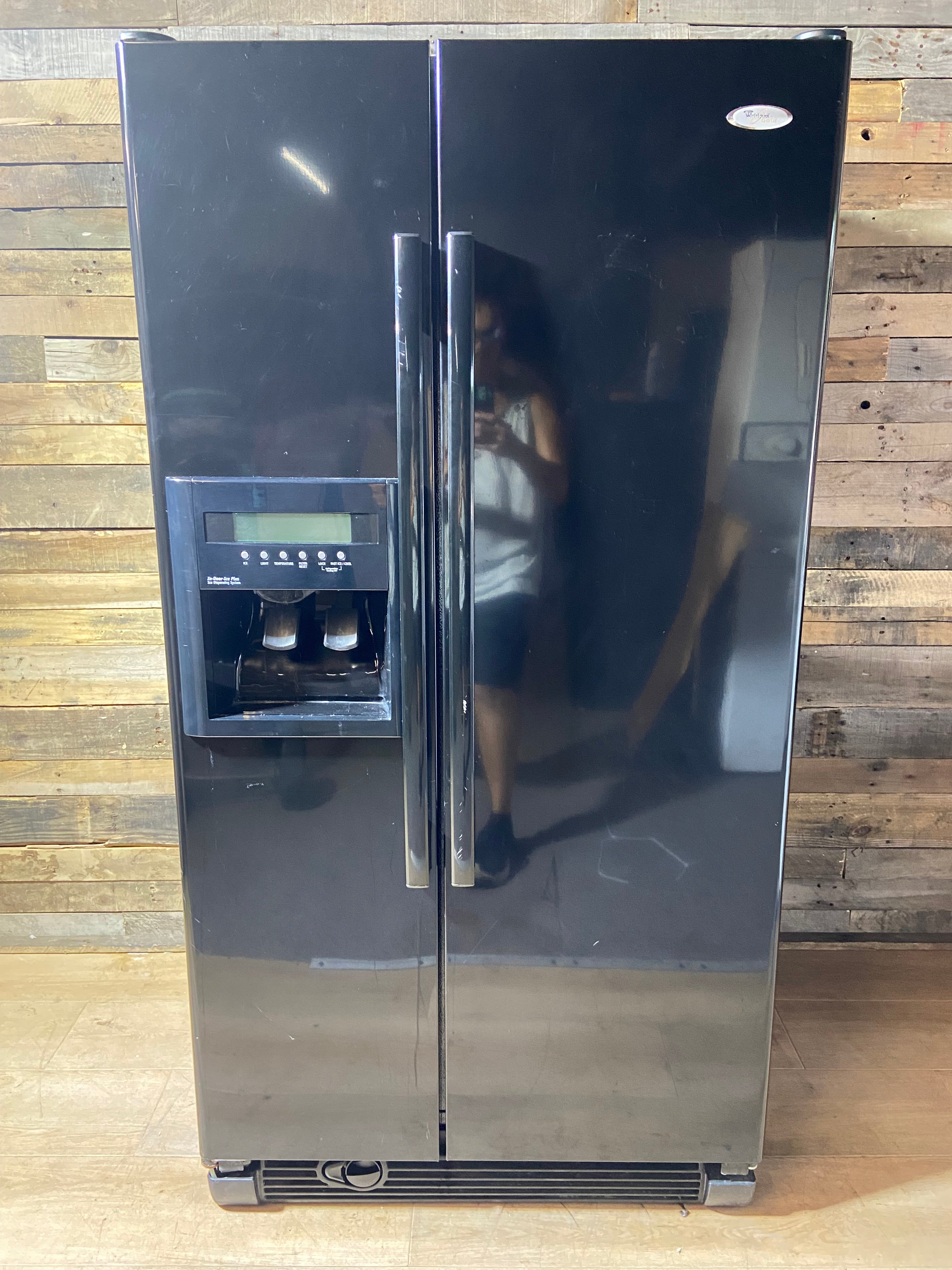 Whirlpool Gold Black Side by Side Refrigerator