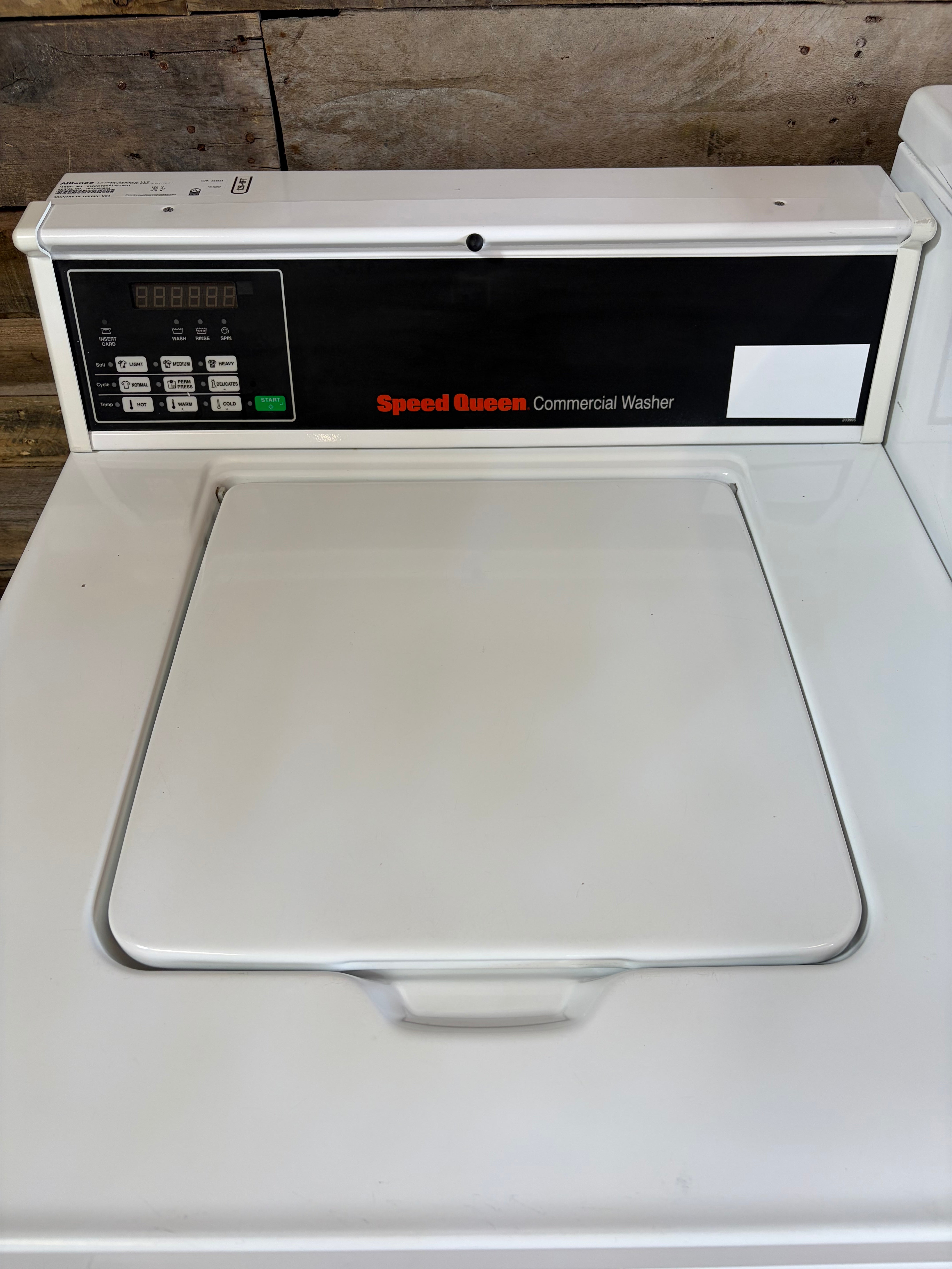 SpeedQueen Commercial Washer and Dryer Set