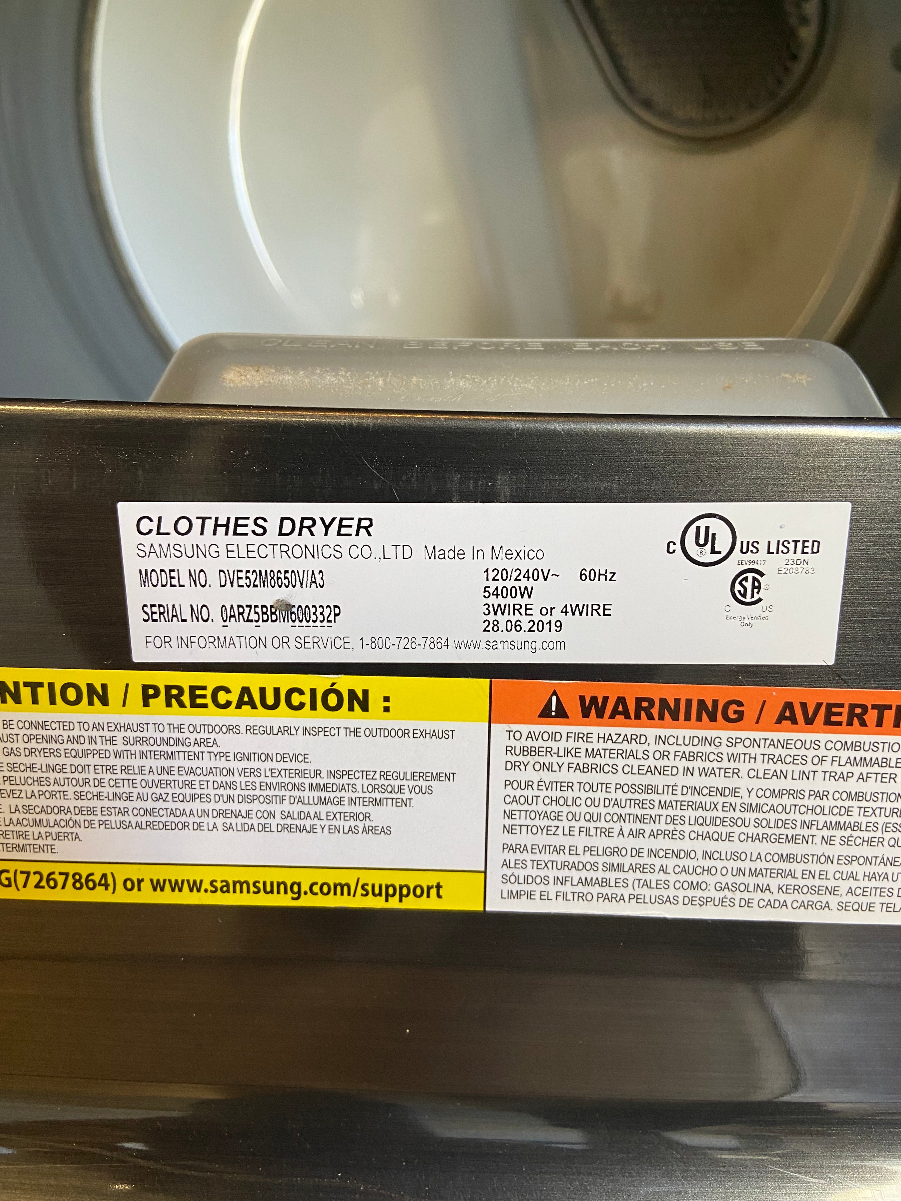 Black Stainless Samsung ActiveWash Top Load Set