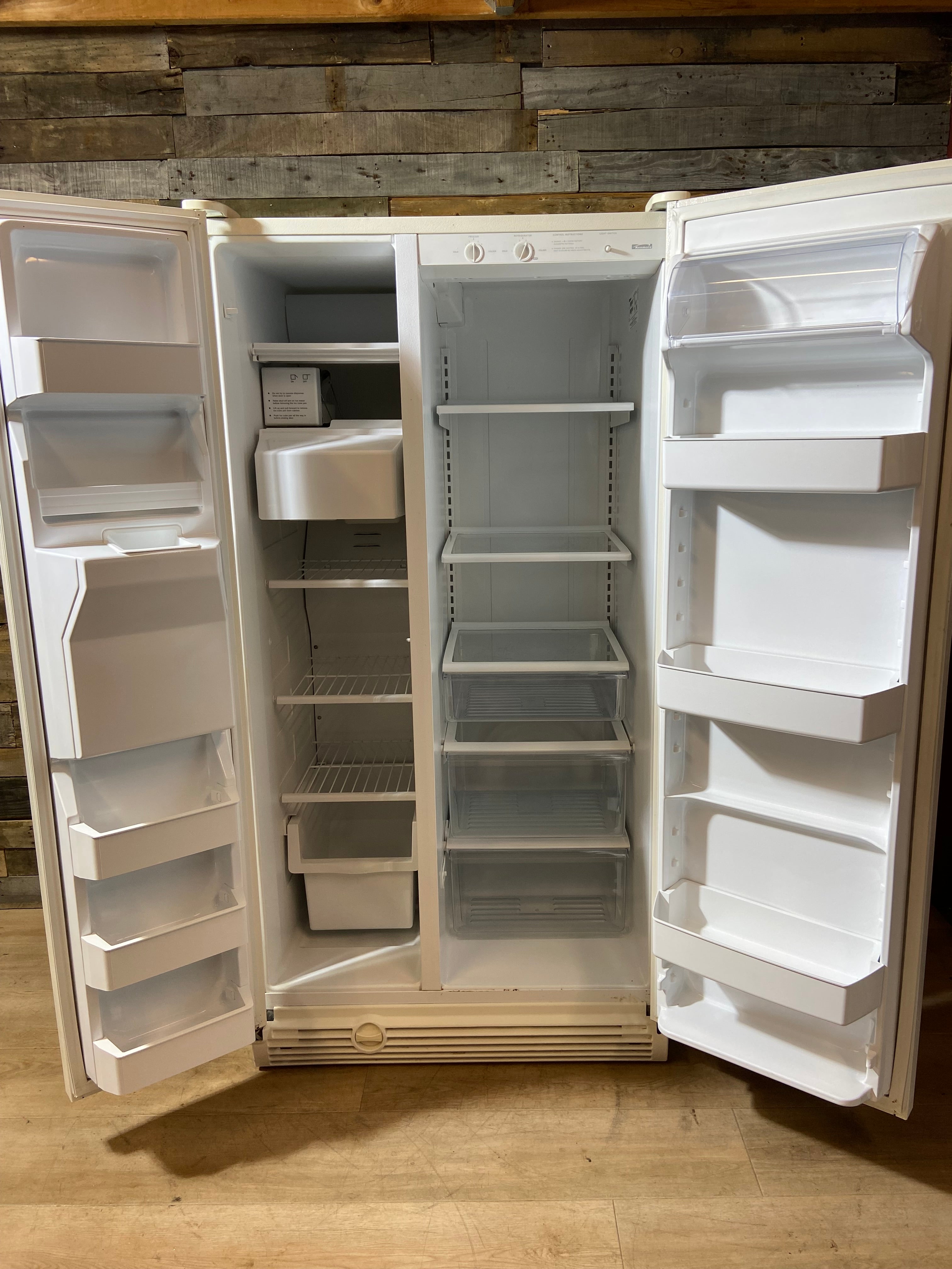 Kenmore White Side by Side Refrigerator
