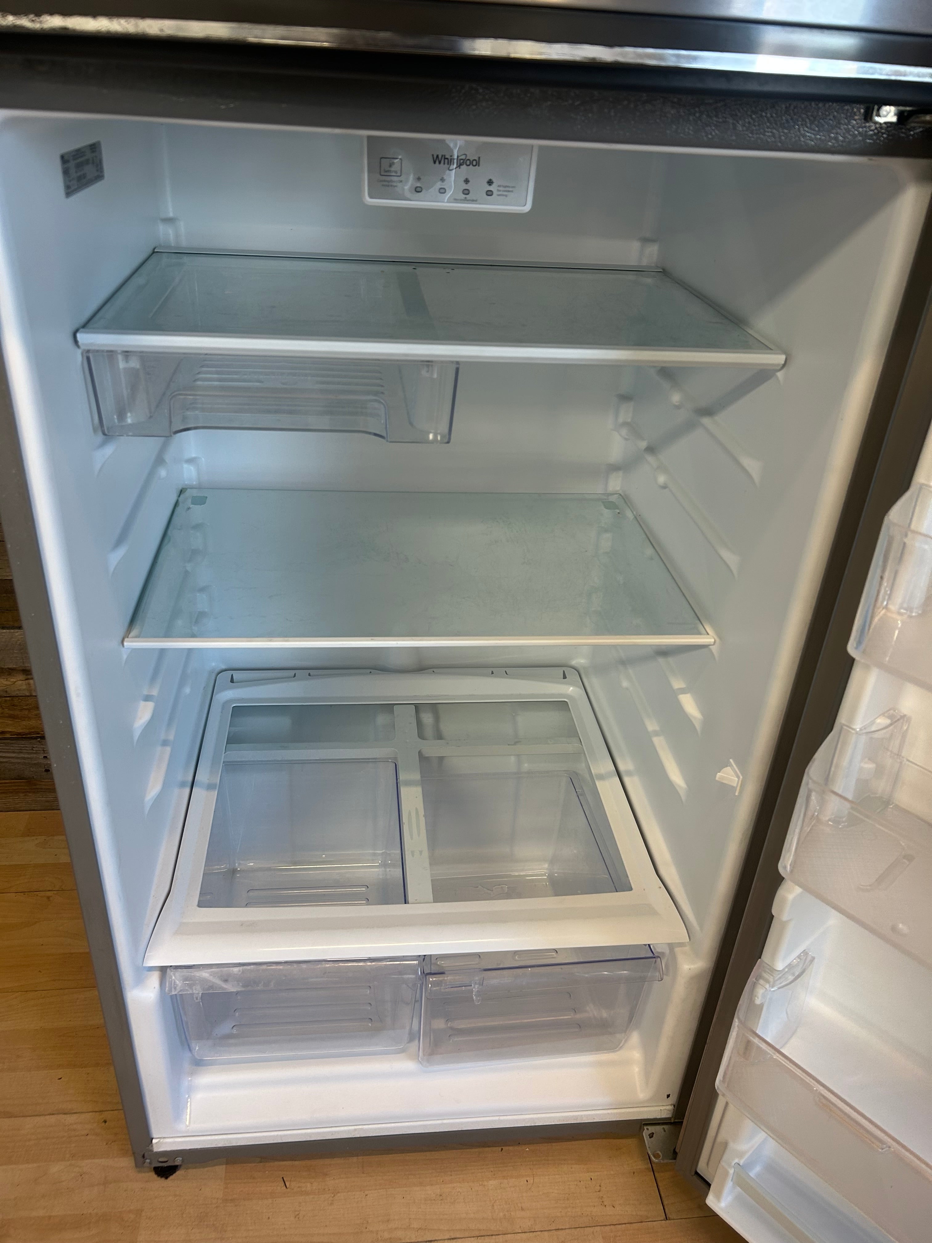 Whirlpool Stainless Top Bottom Fridge
