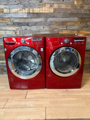 Red LG Direct Drive Front Load Set