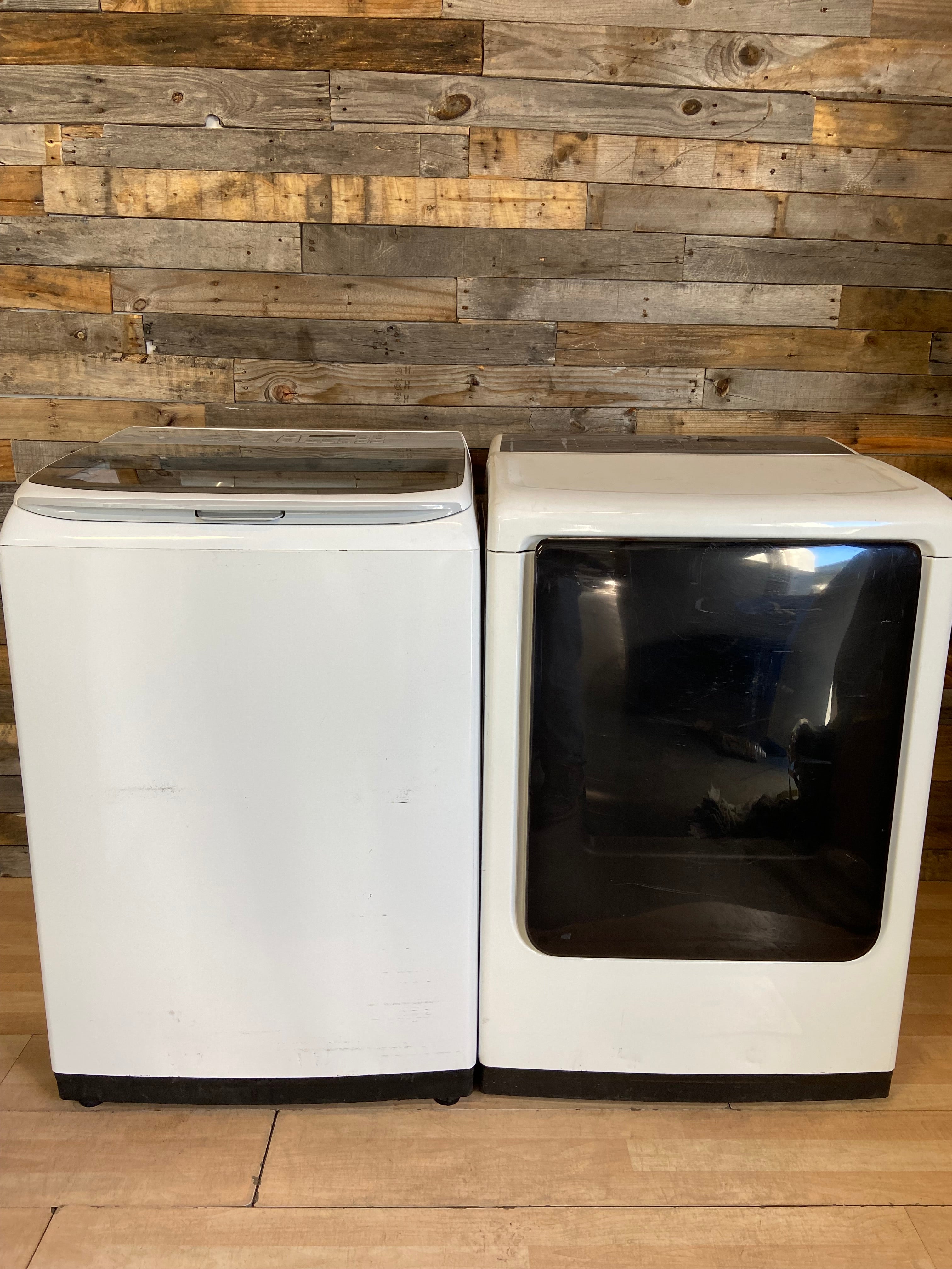 Samsung ActiveWash White Top Load Set