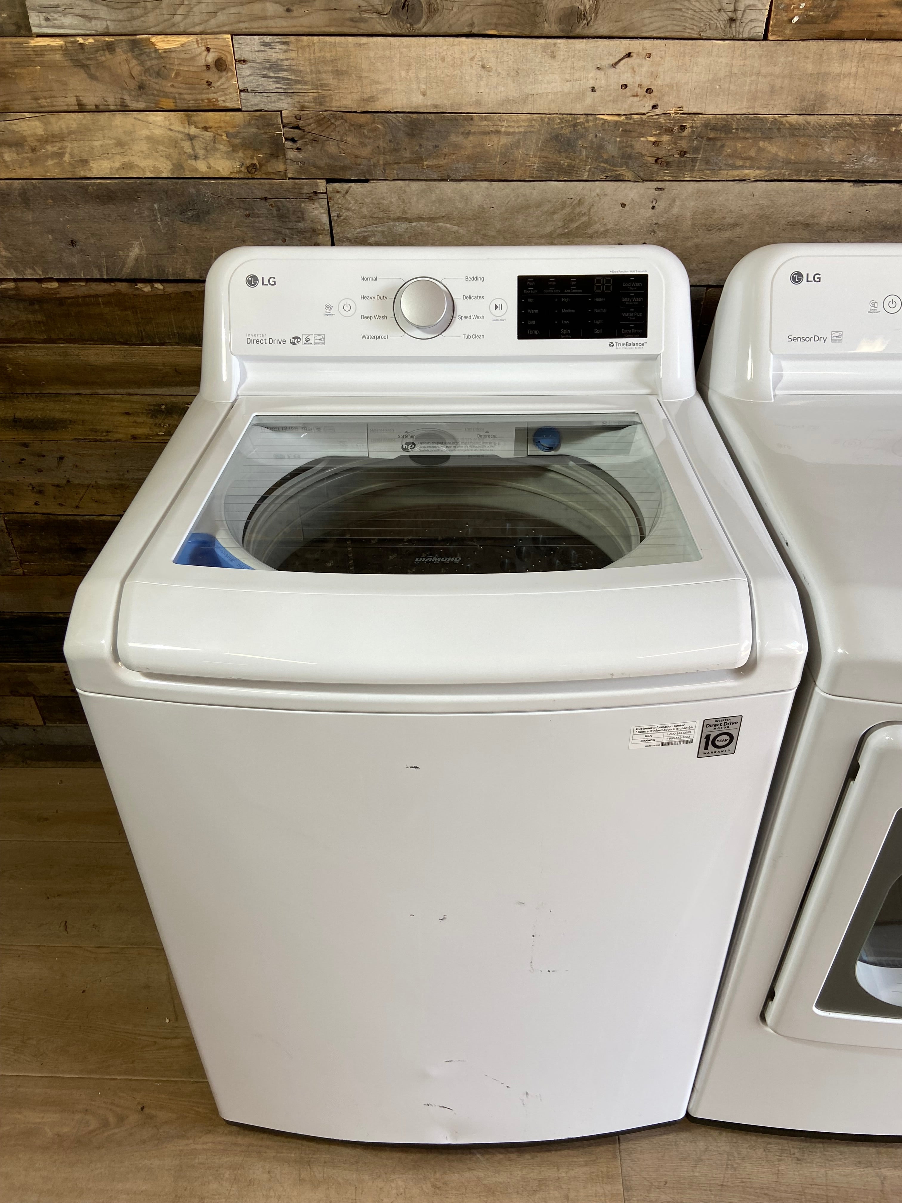 LG Large Capacity Direct Drive Washer & Dryer Set
