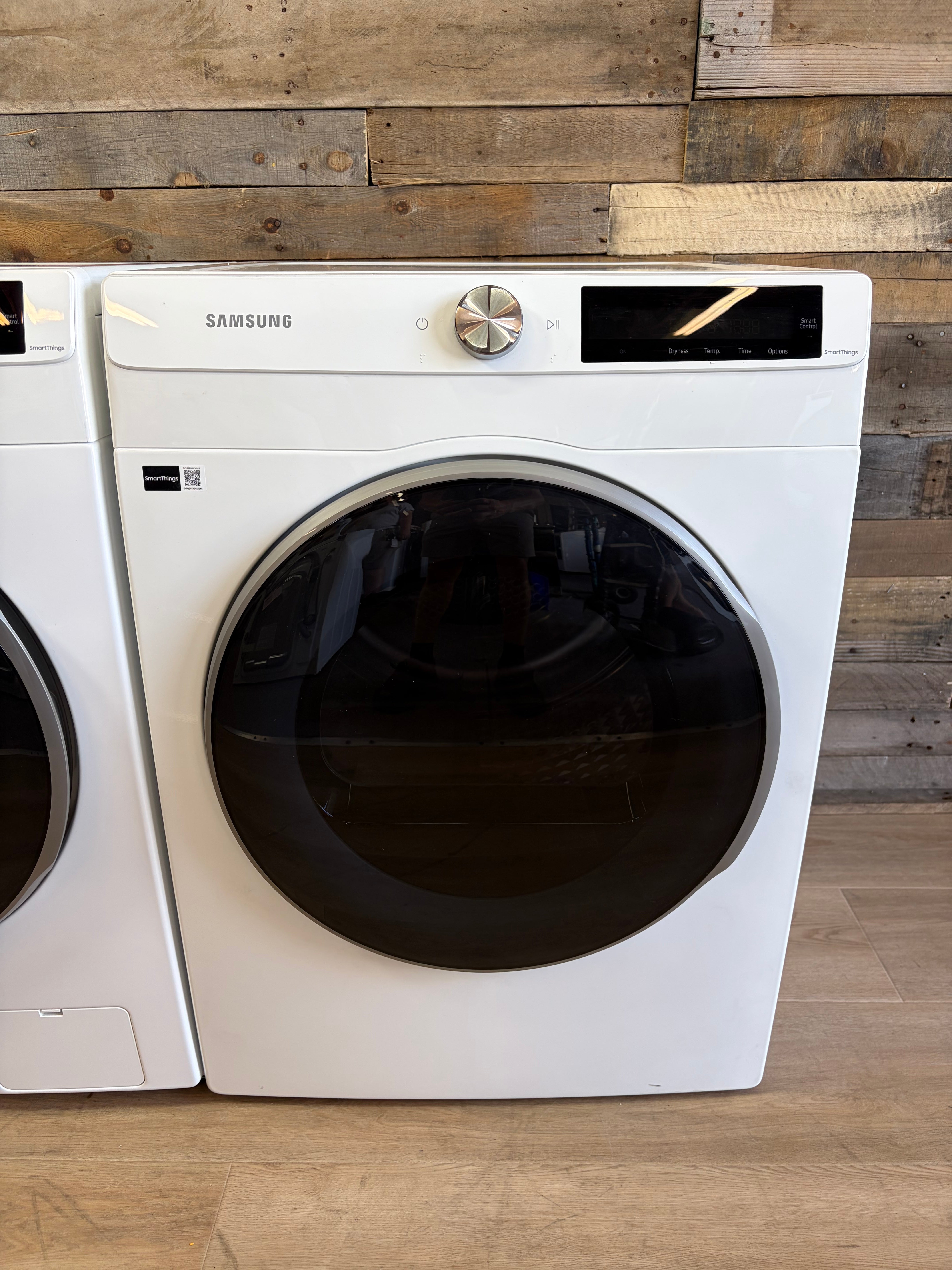 2.5 cu. ft. Compact Front Load Washer and Dryer with AI Smart Dial and Super Speed Wash in White