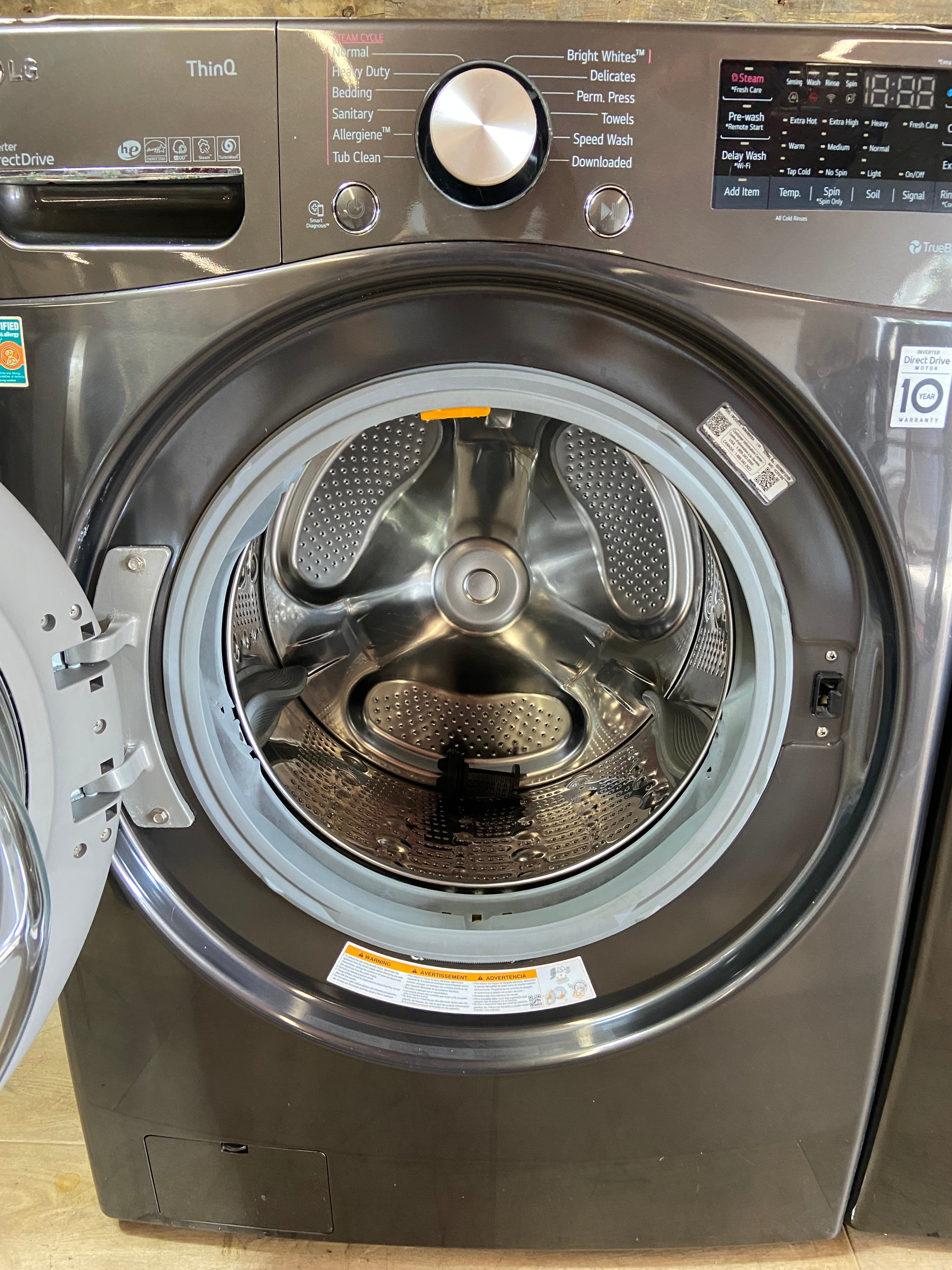 LG Stainless ThinQ Direct Drive Washer & Dryer Set