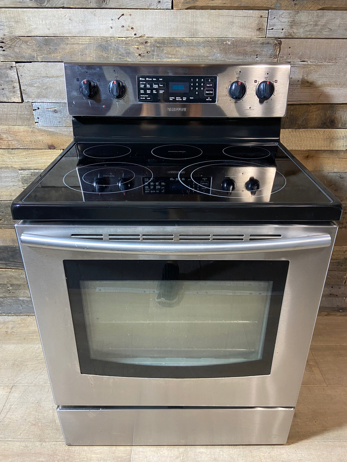 Samsung 5 Burner Stainless Steel Glass Top Range Convection Oven