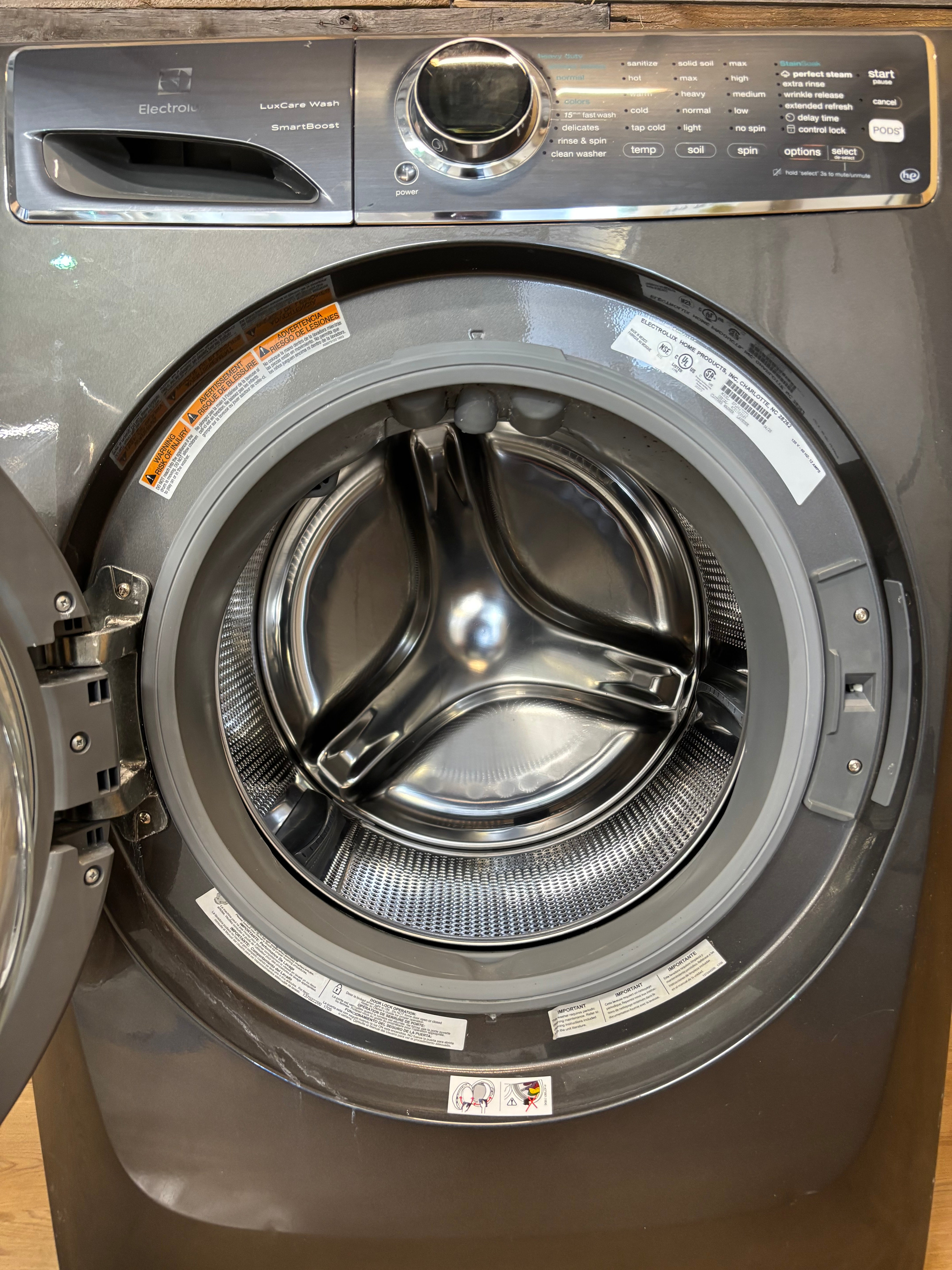 Electrolux Grey Front Load Washer