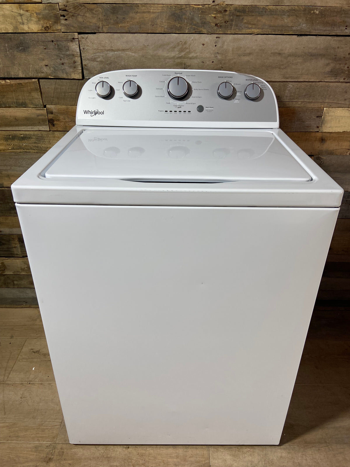 Whirlpool Top Load Grey Panel Washer