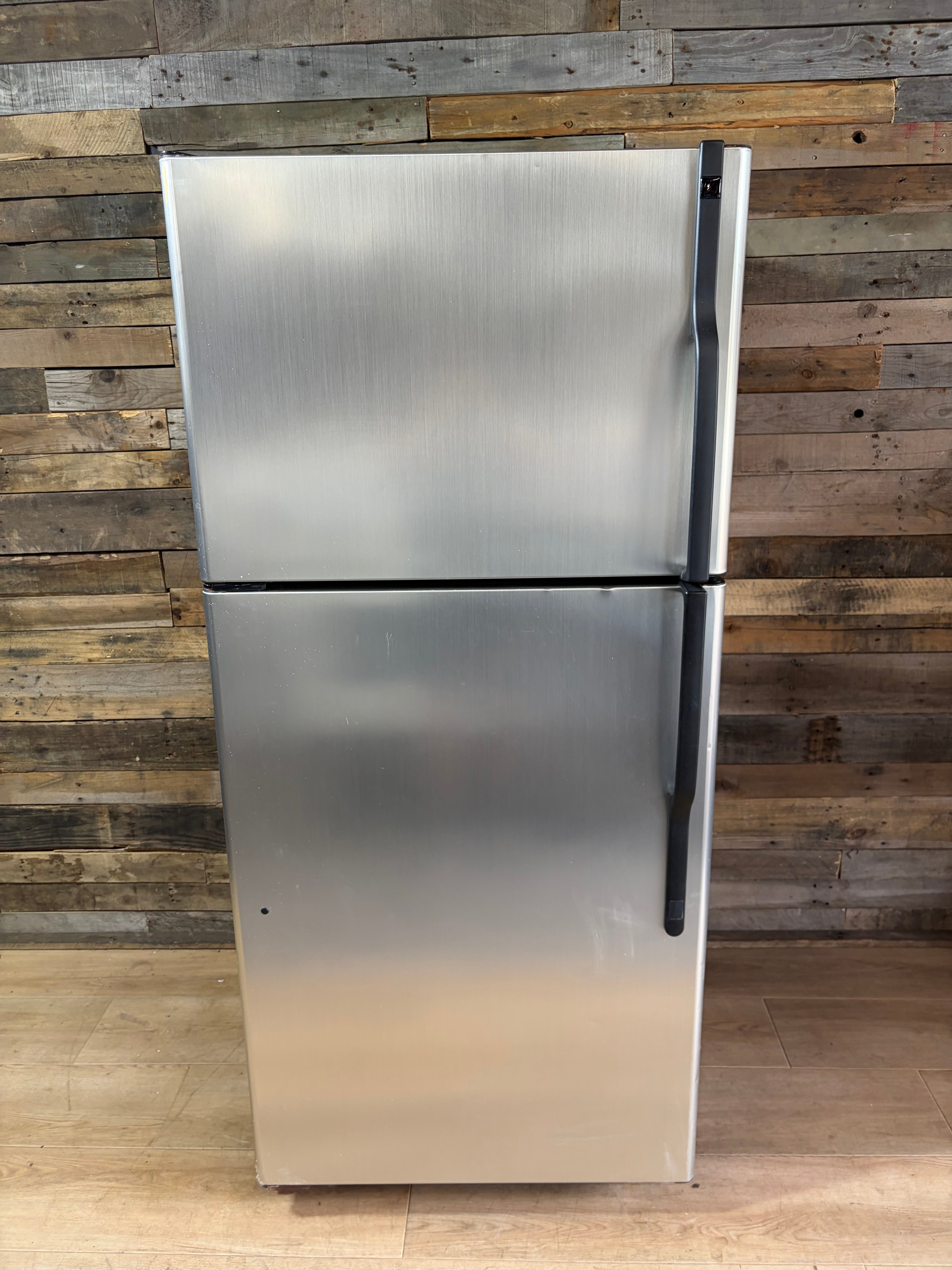 GE Stainless Top Bottom Refrigerator