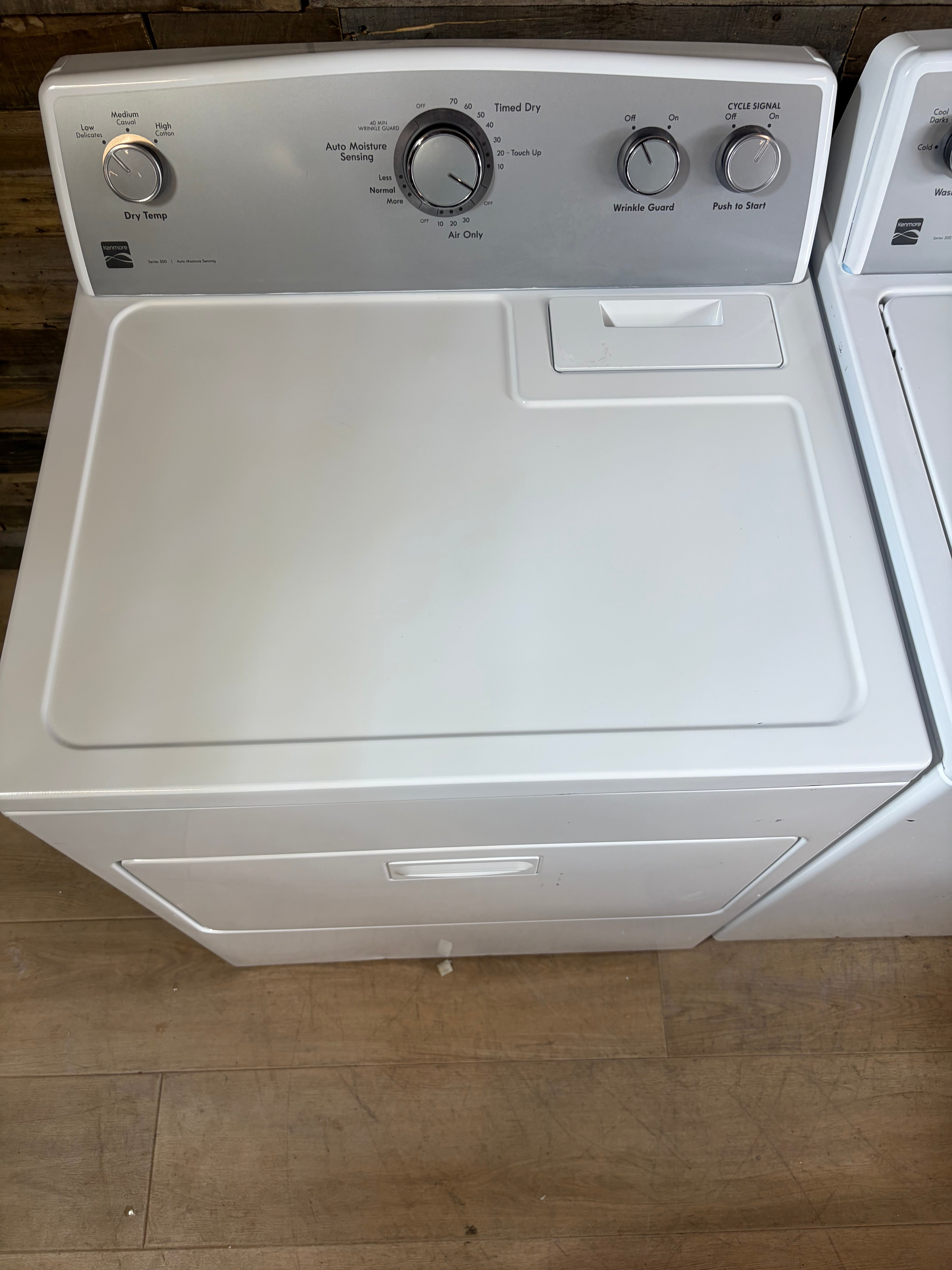 Kenmore Large Capcity Stainless Tub Washer Dryer Set