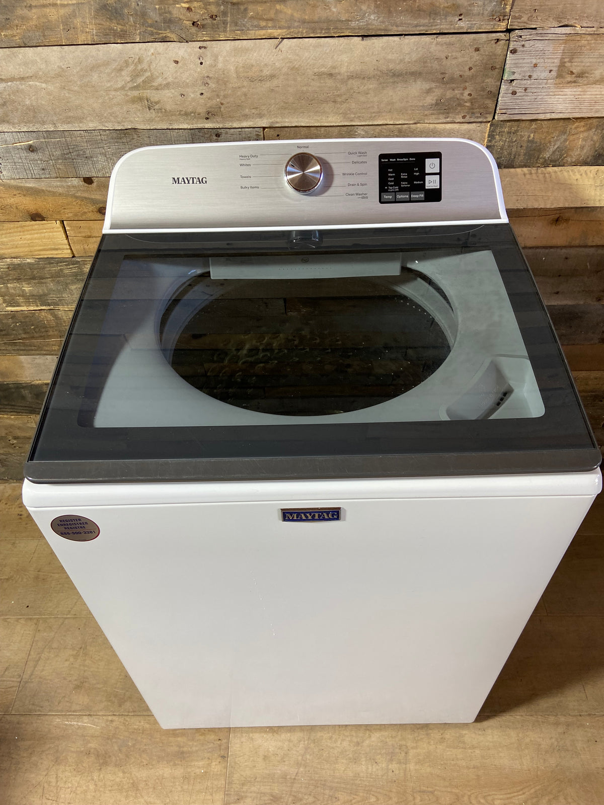 Maytag Top Load Glass Lid Washer