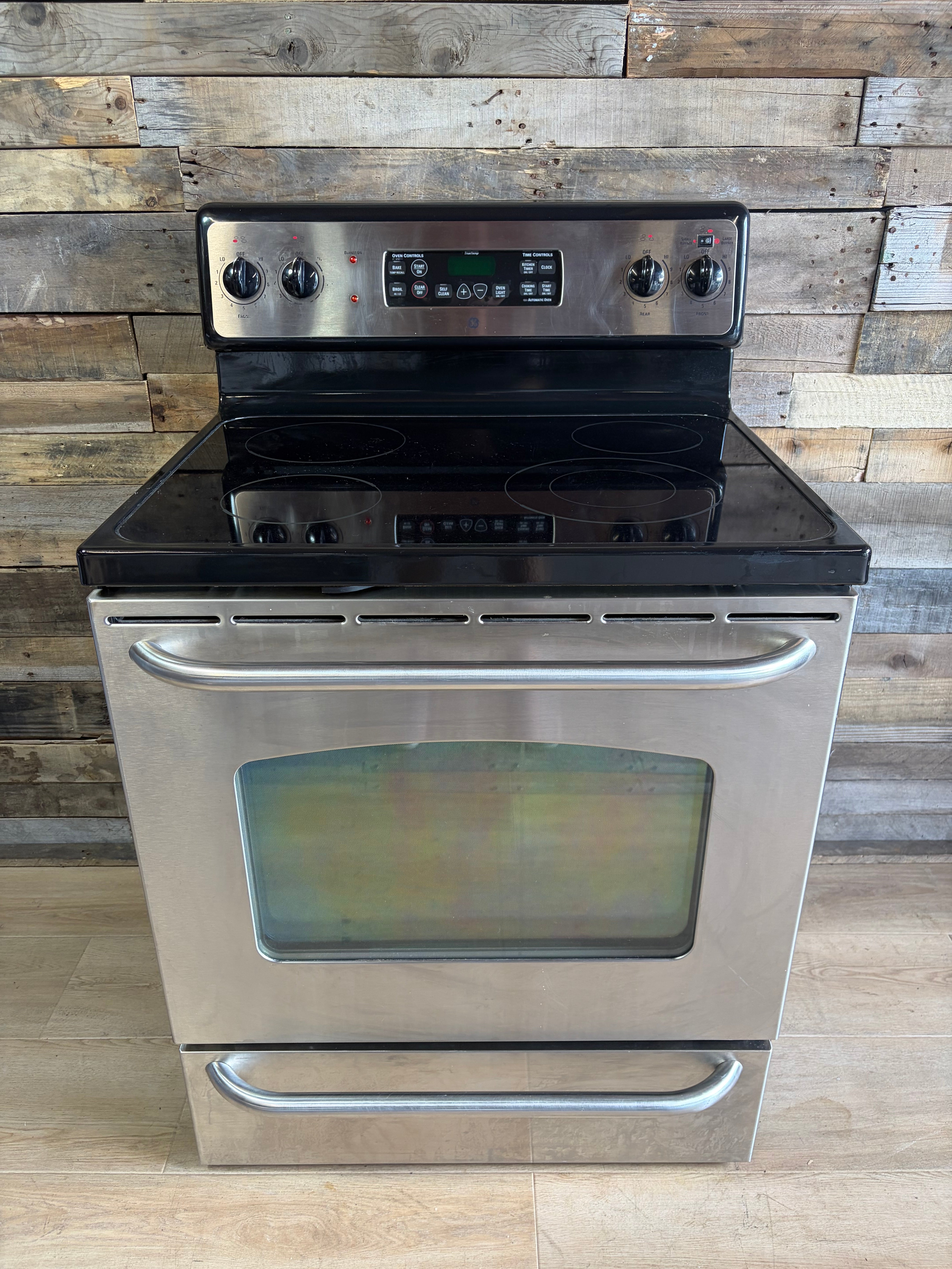 GE Stainless 5 Burner Glass Top Range