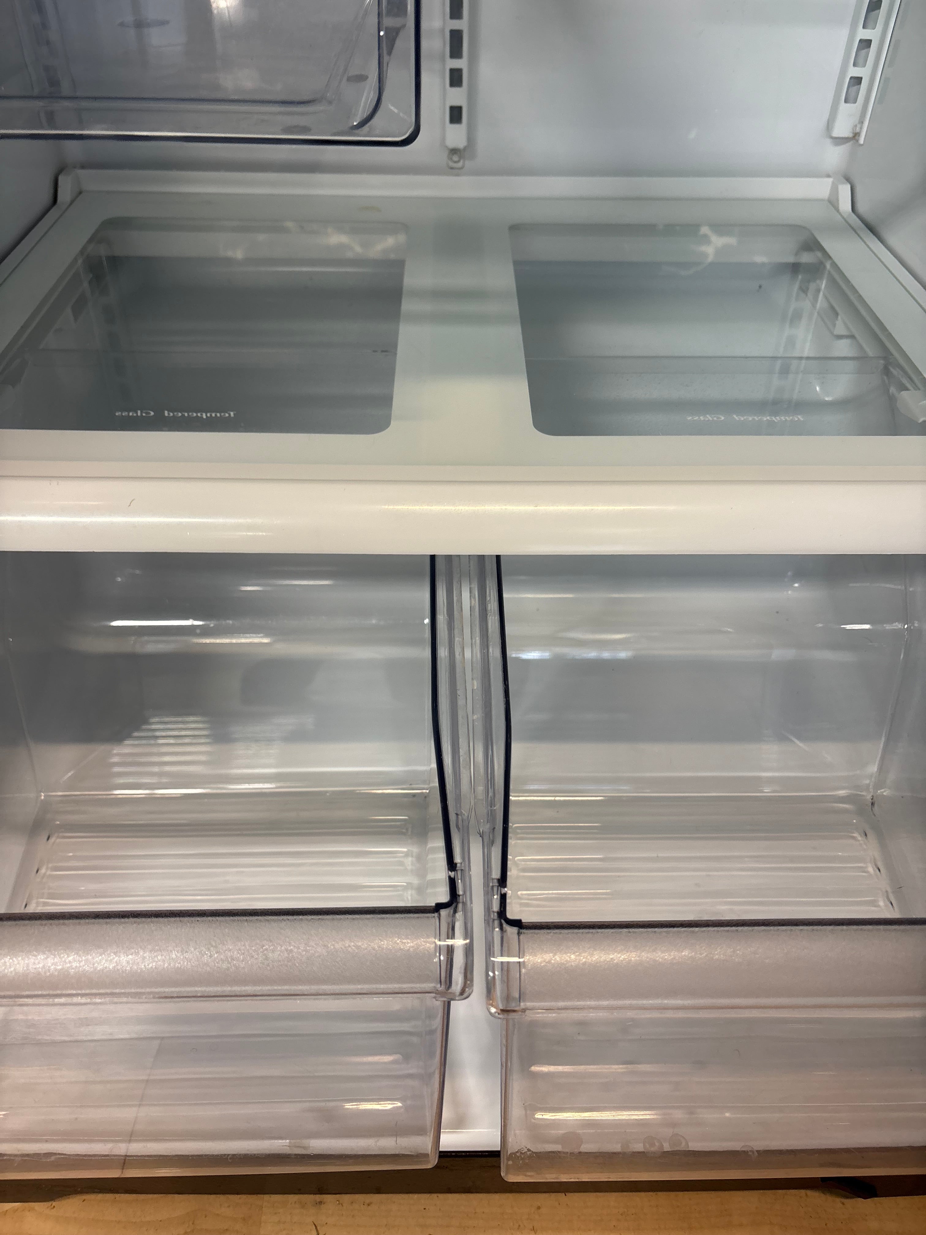 GE Stainless Top Bottom Fridge