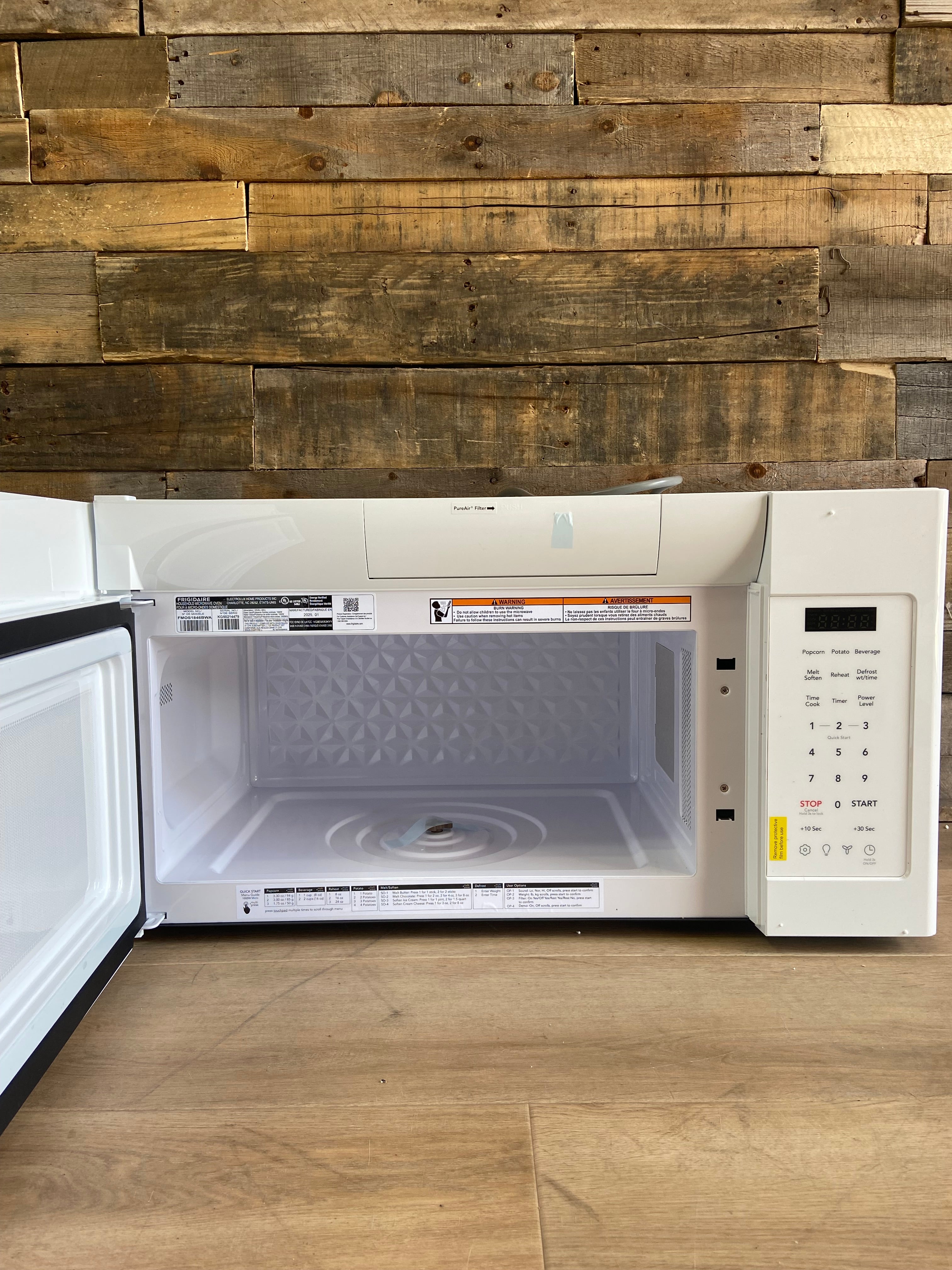 White Frigidaire 1.8 Cu. Ft. Over-The-Range Microwave