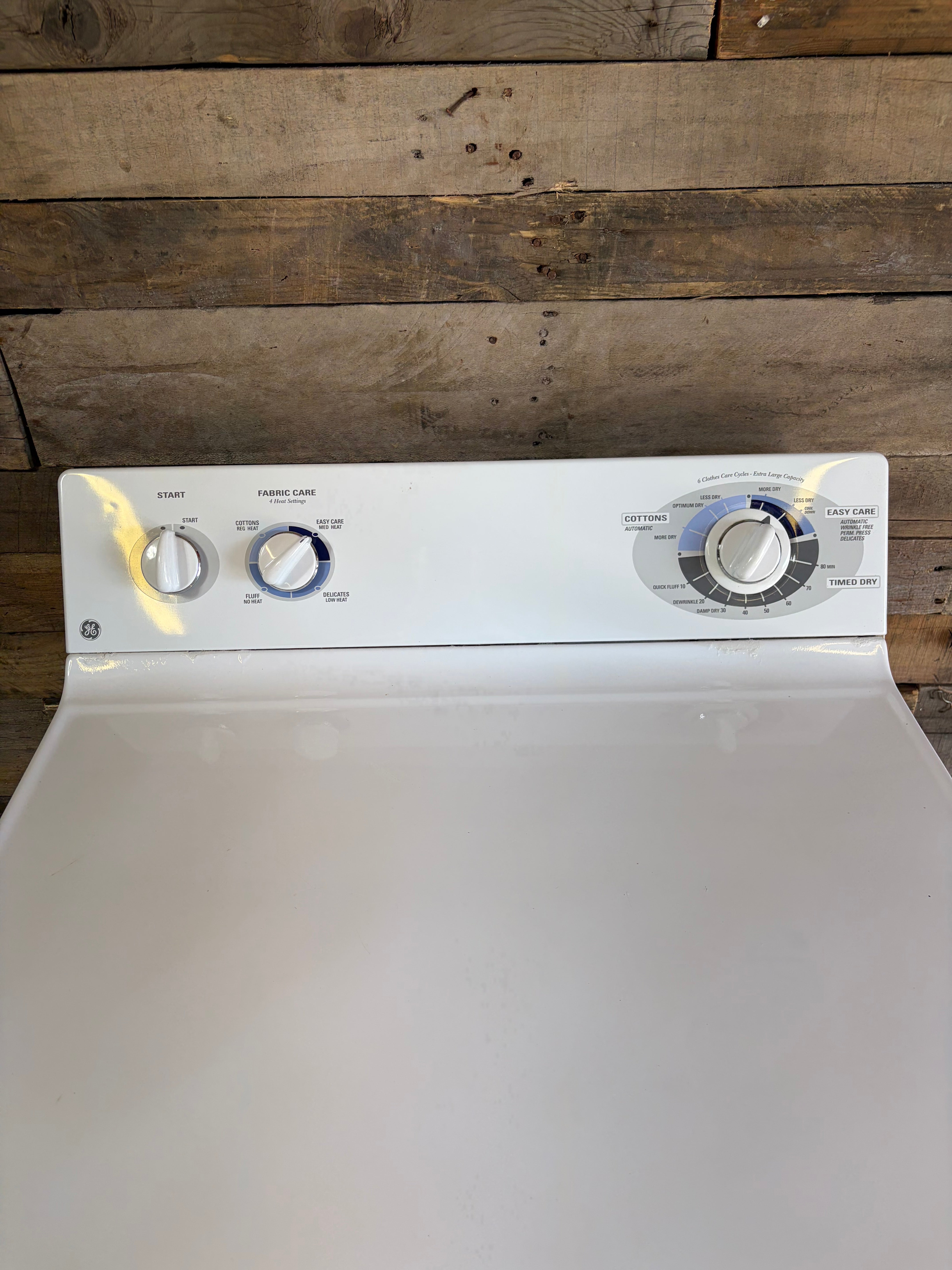 White GE Dryer