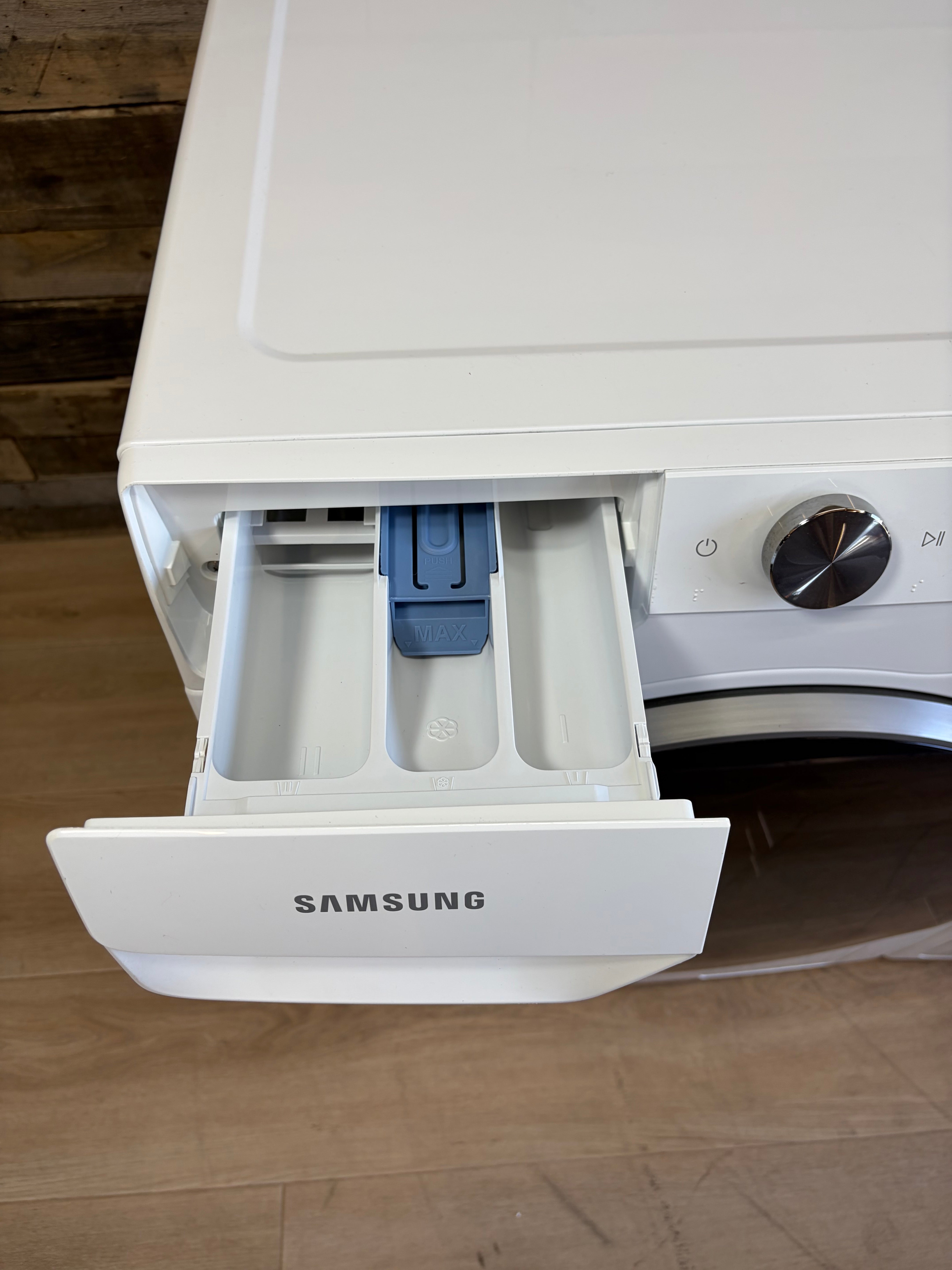 2.5 cu. ft. Compact Front Load Washer and Ventless Heat Pump Dryer with AI Smart Dial and Super Speed Wash in White