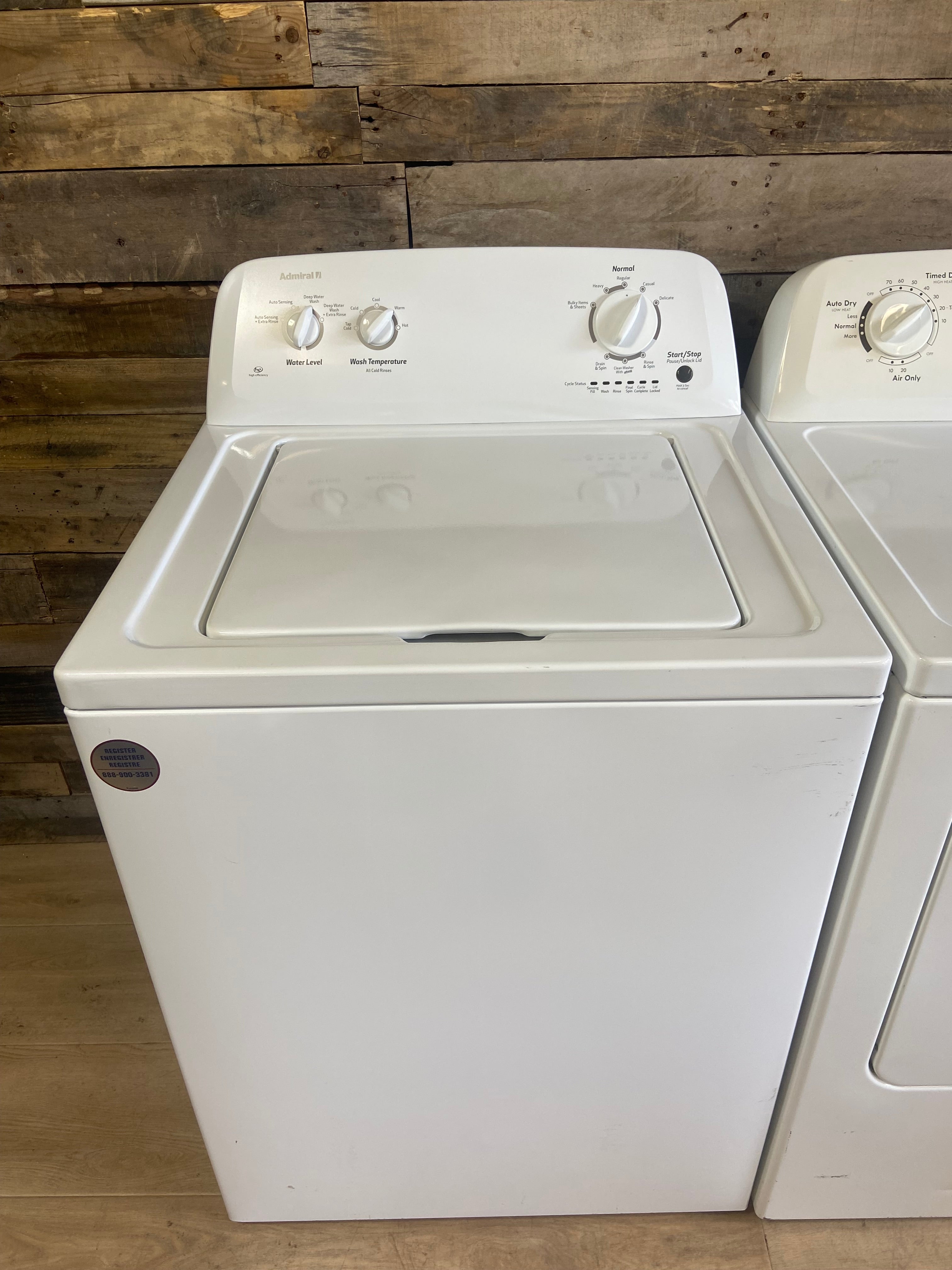 Admiral/Kenmore Top Load Washer & Dryer Set