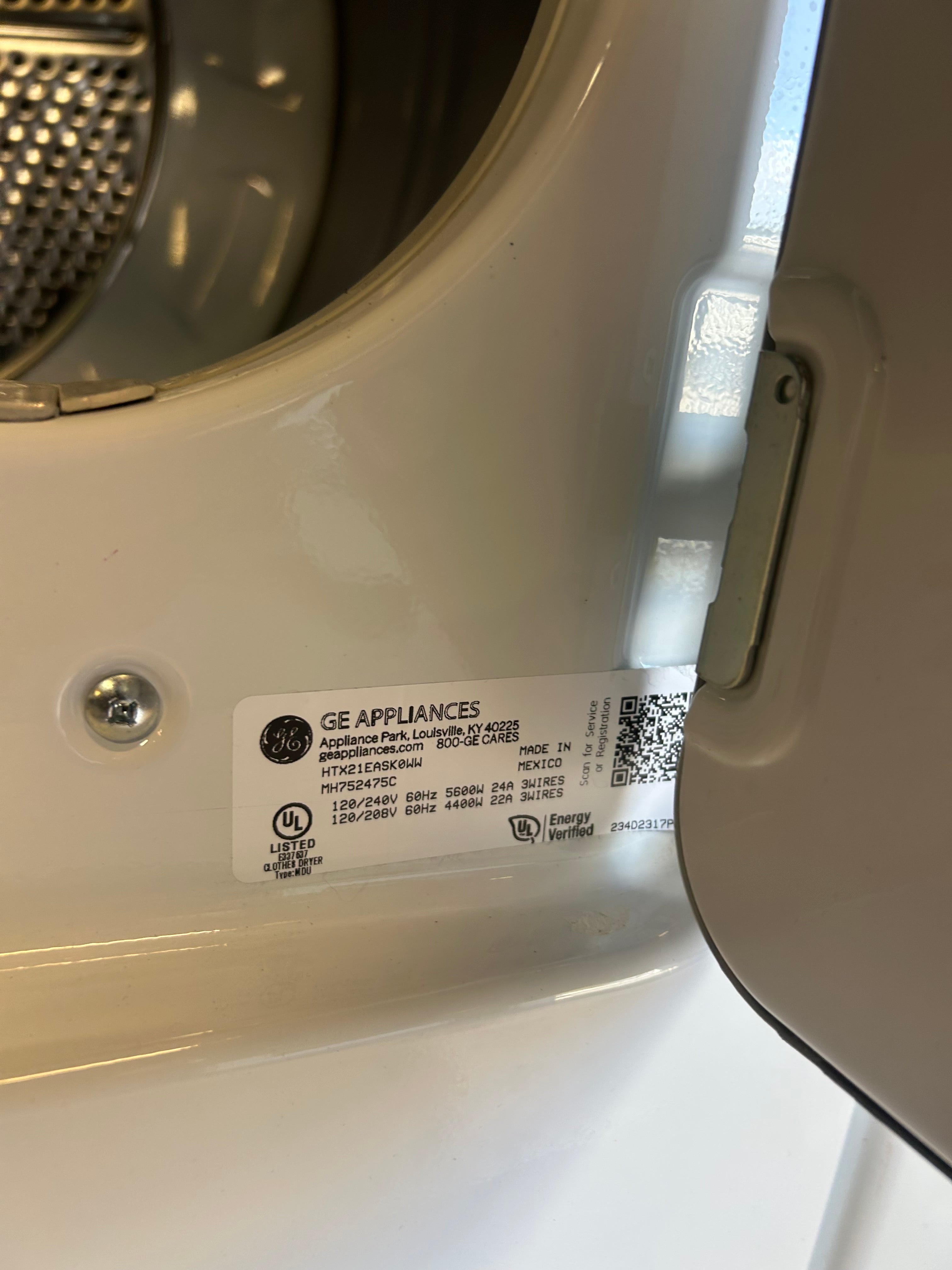 GE Hotpoint Top Load Set