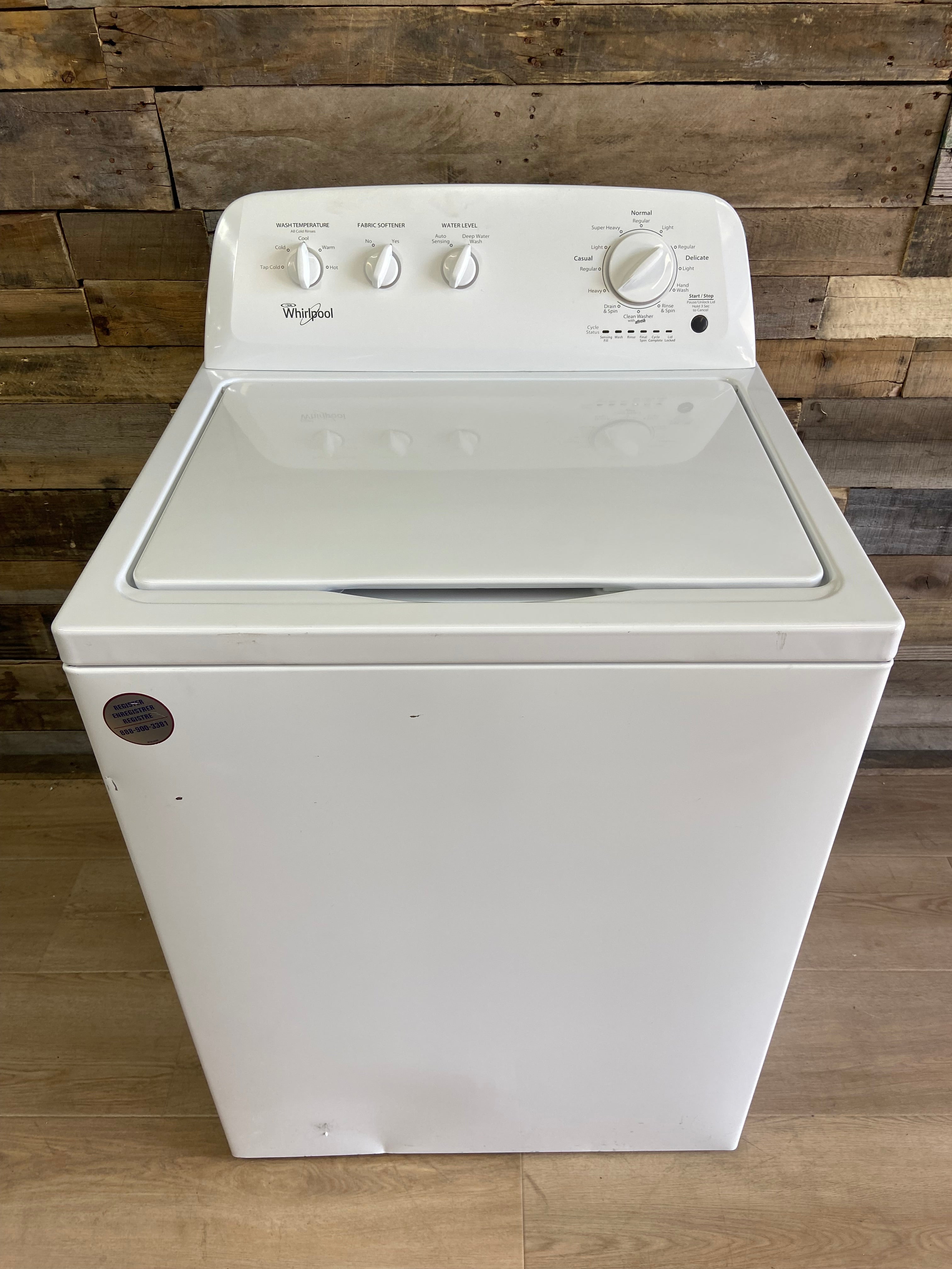 Whirlpool White Top Load Washer