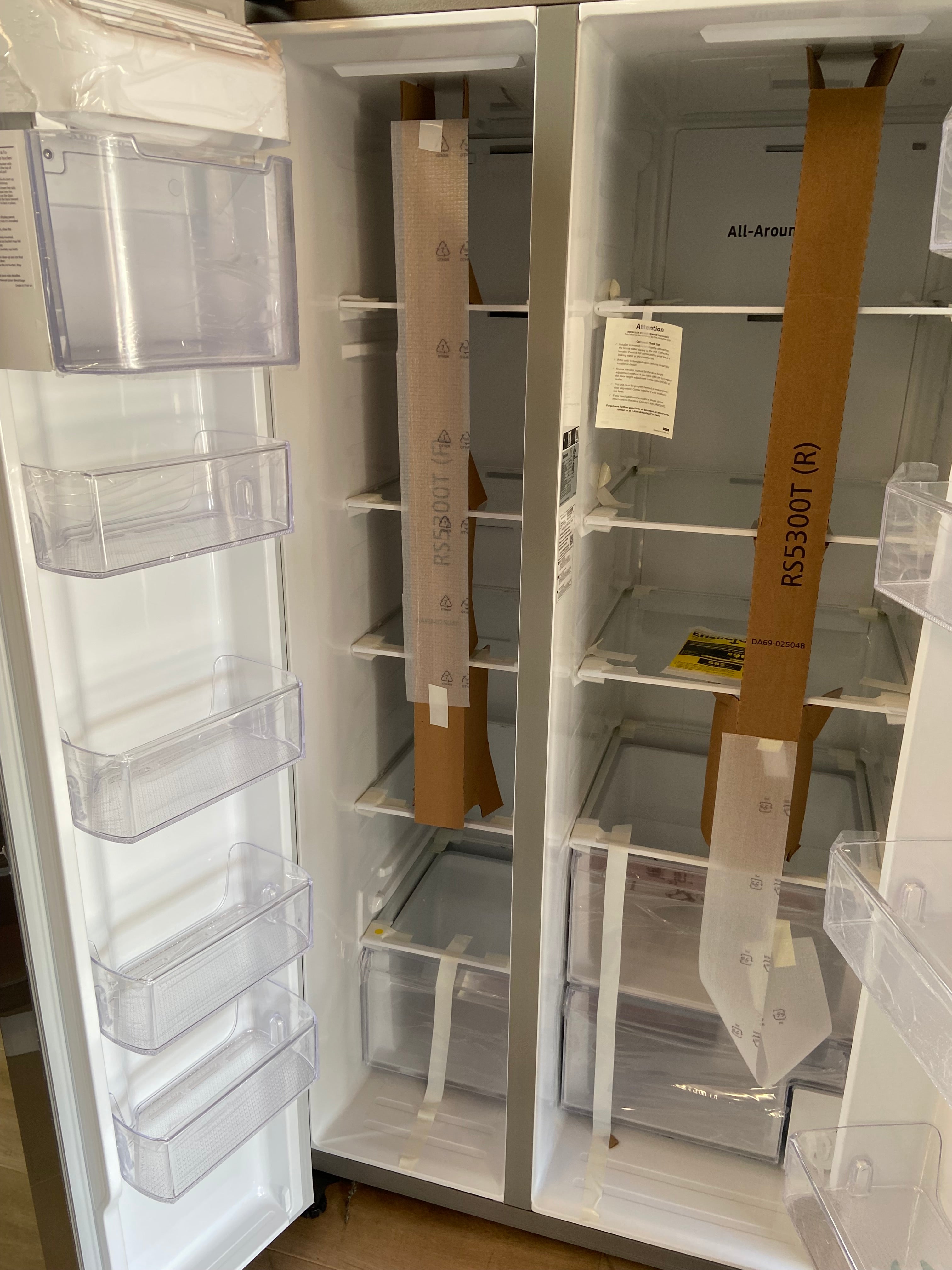 Samsung 36" 28 Cu. Ft. Fingerprint Resistant Stainless Steel Side-by-Side Refrigerator