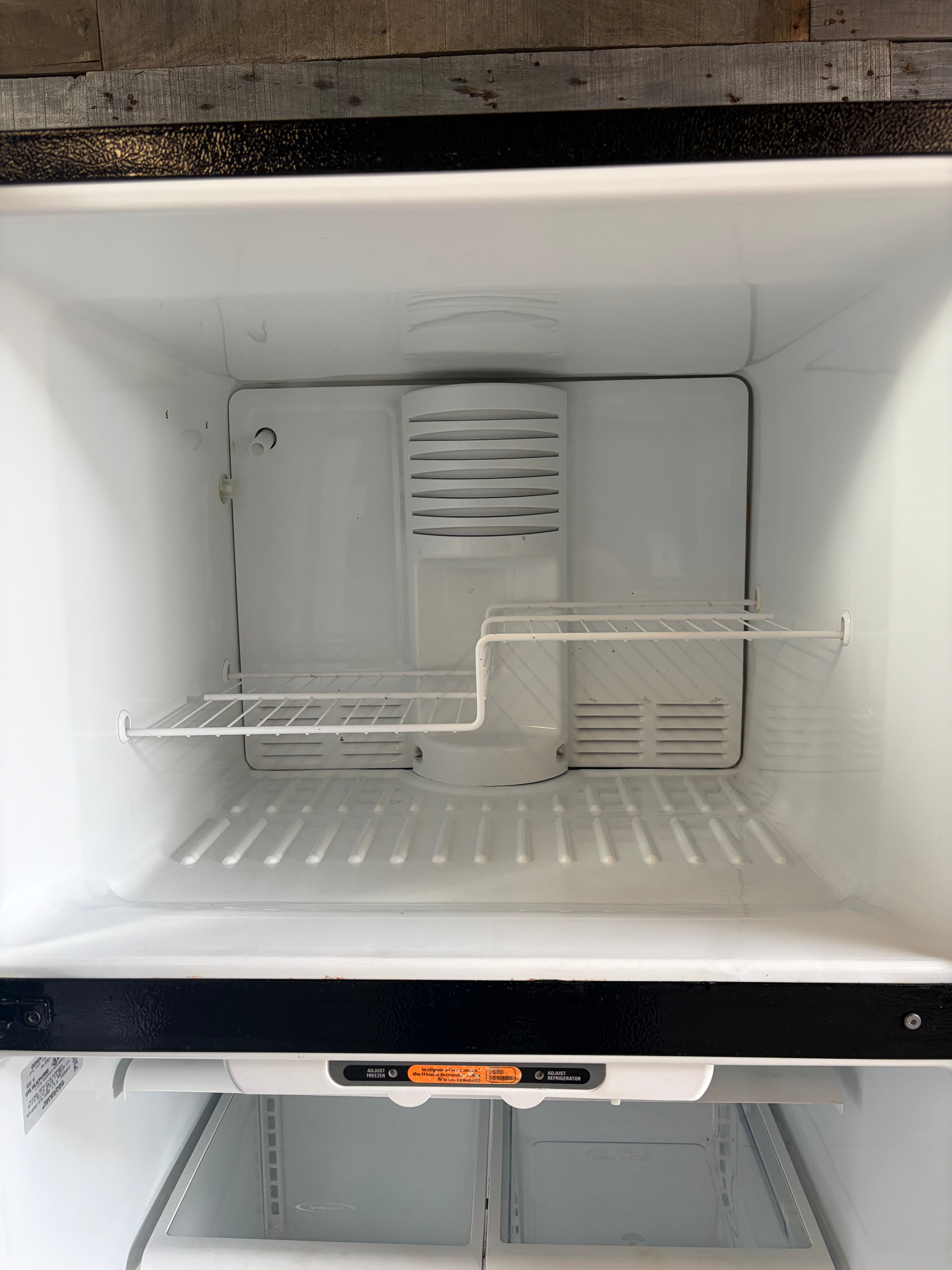 GE Stainless Top Bottom Fridge