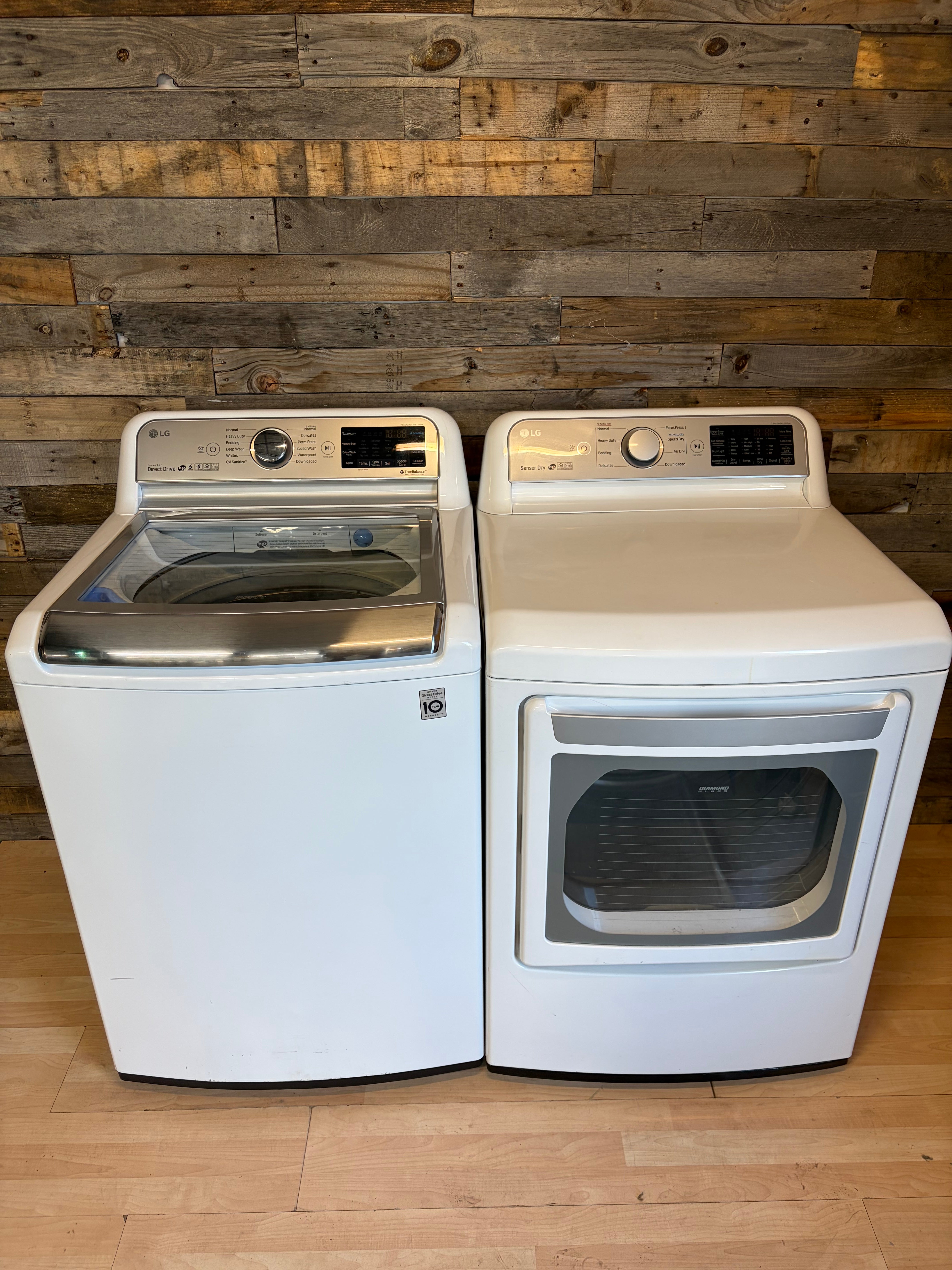 LG Direct Drive Top Load Set