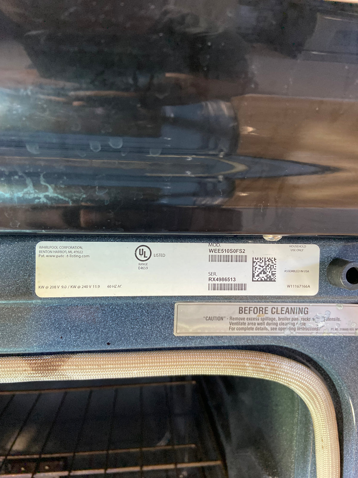Whirlpool Stainless Steel Slide in Range