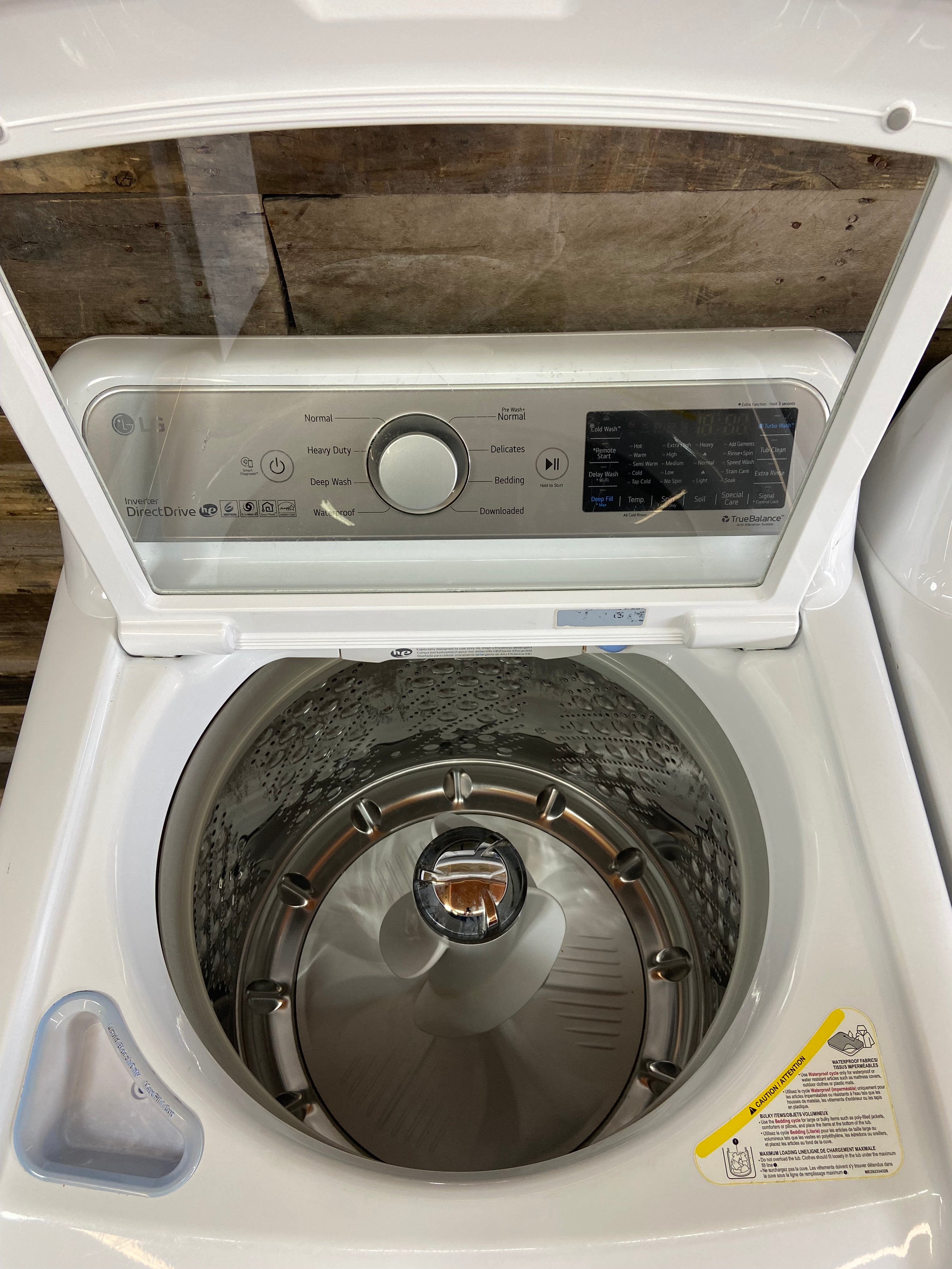 Lg Large Capacity Top Load Set (Agitator)