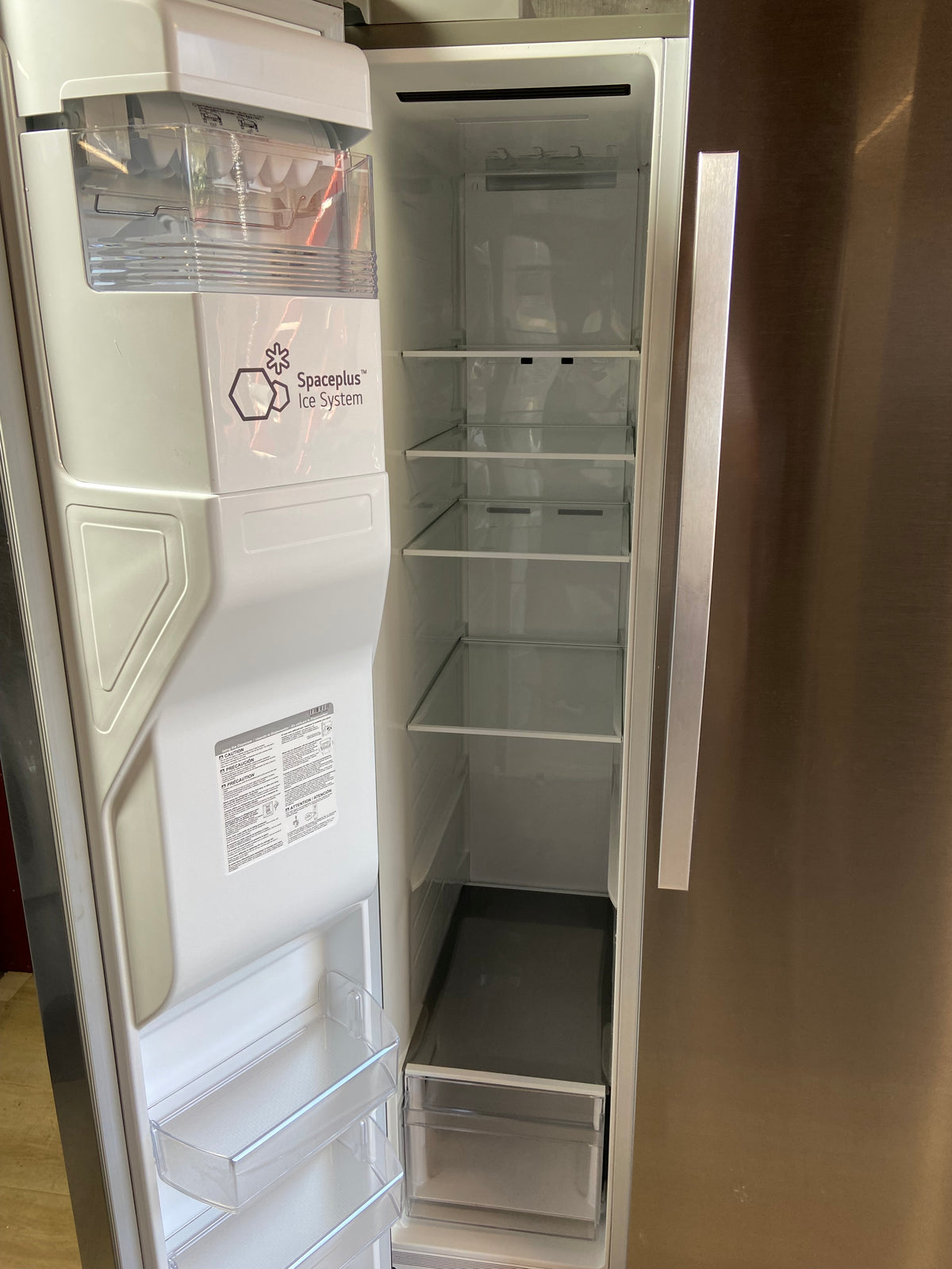 LG Stainless 36” Side by Side Refrigerator