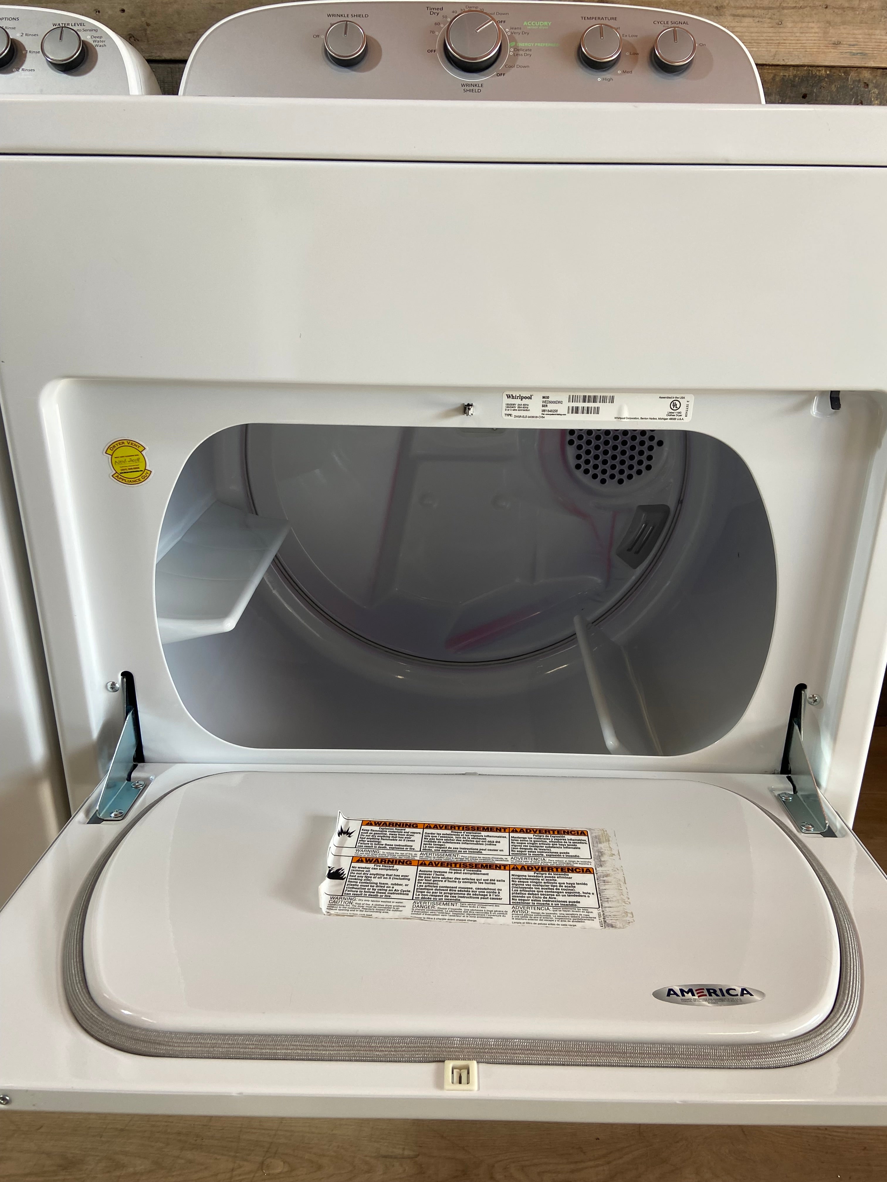 Whirlpool Top Load Washer & Dryer Set