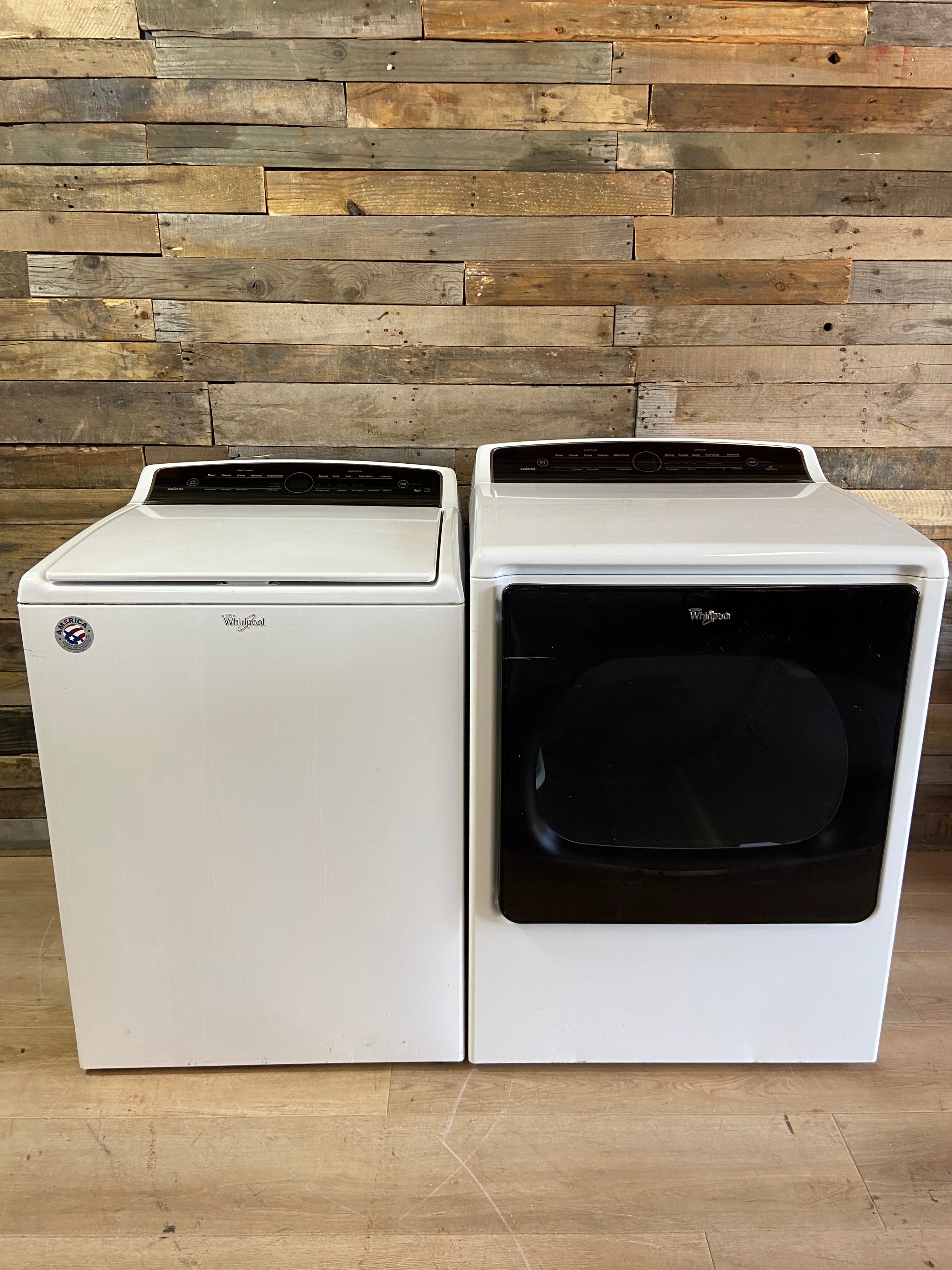 Whirlpool Cabrio Top Load Washer & Dryer Set