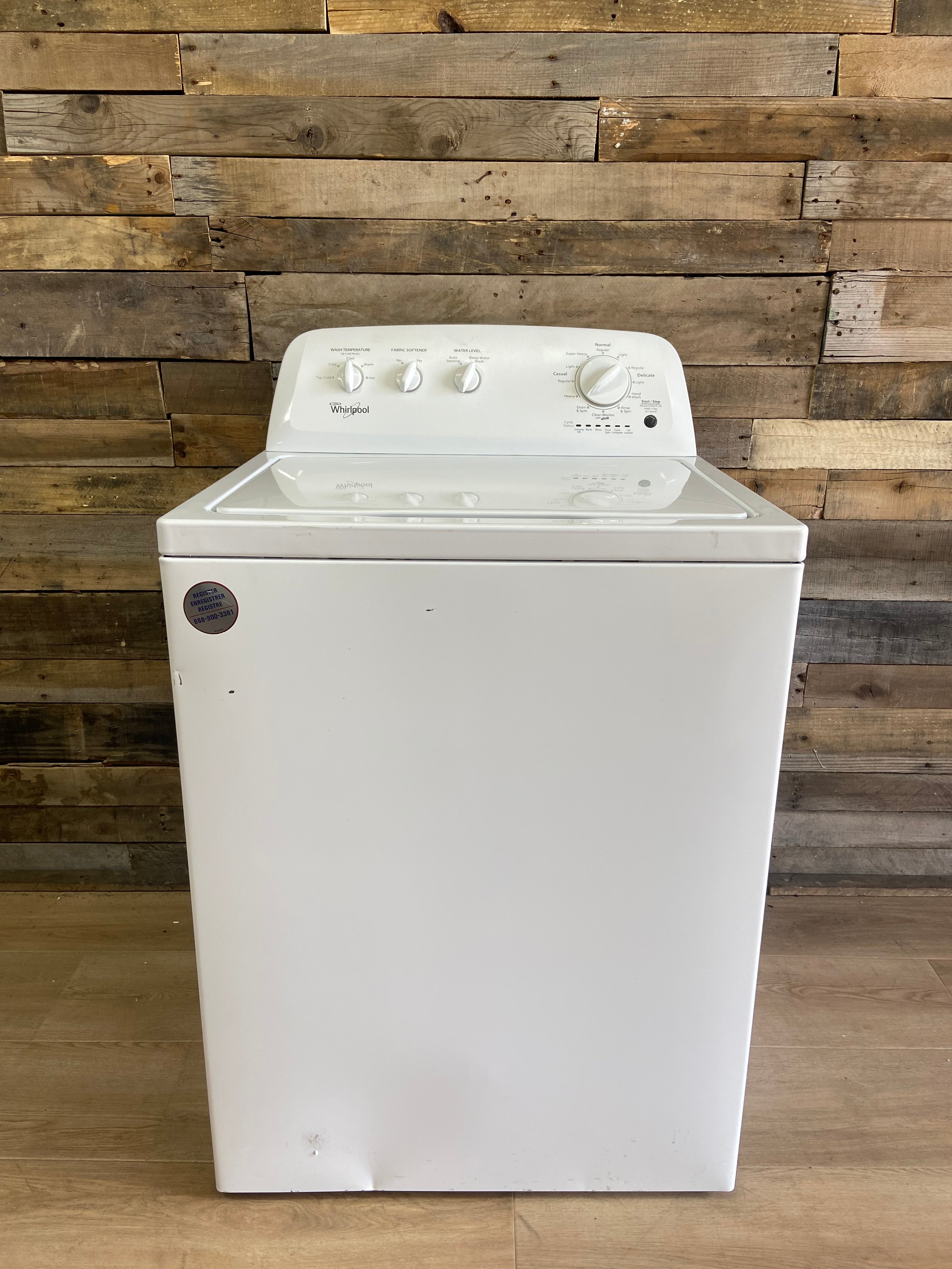 Whirlpool White Top Load Washer