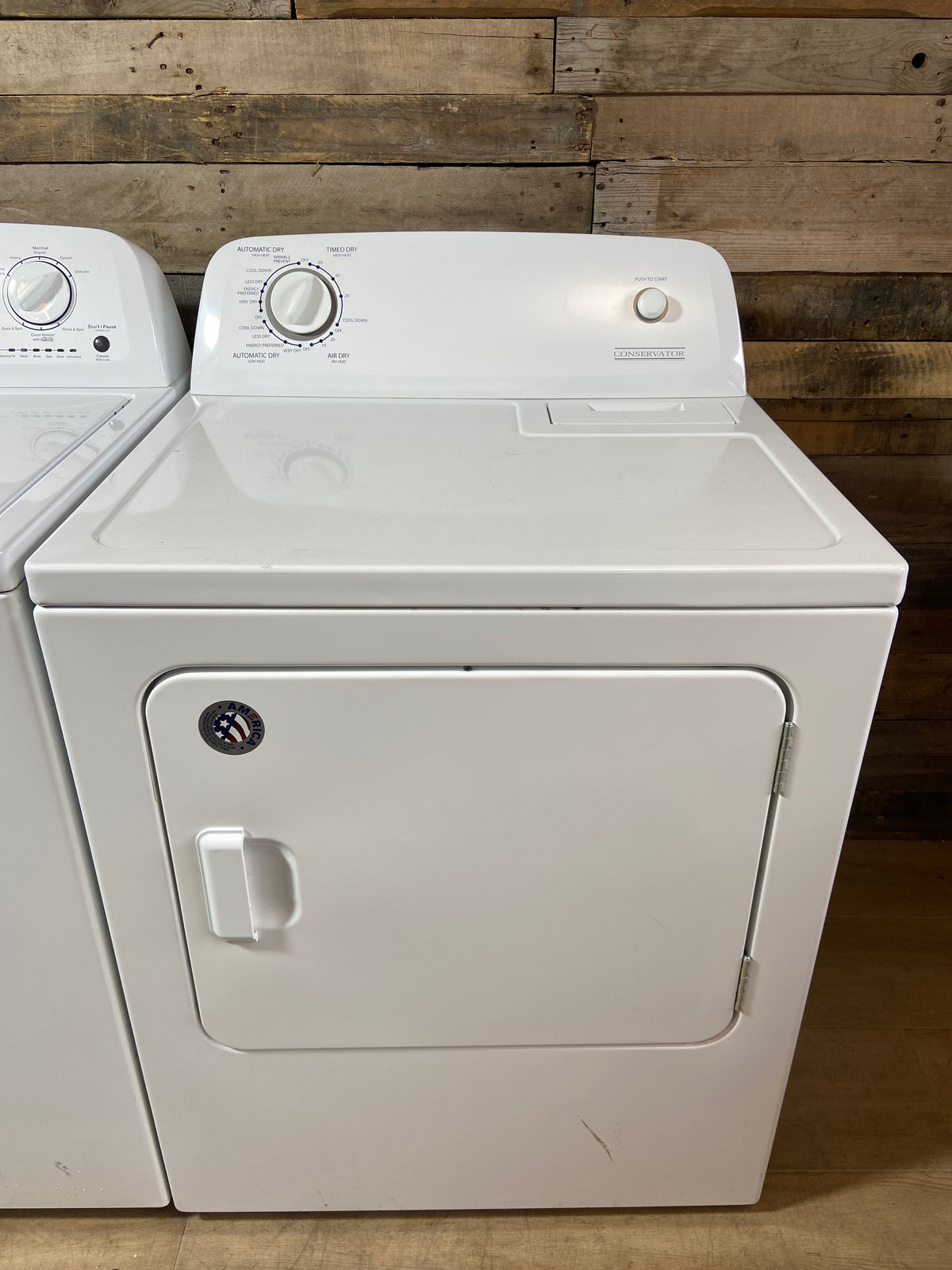 Conservator Top Load Large Capacity  Washer & Dryer Set