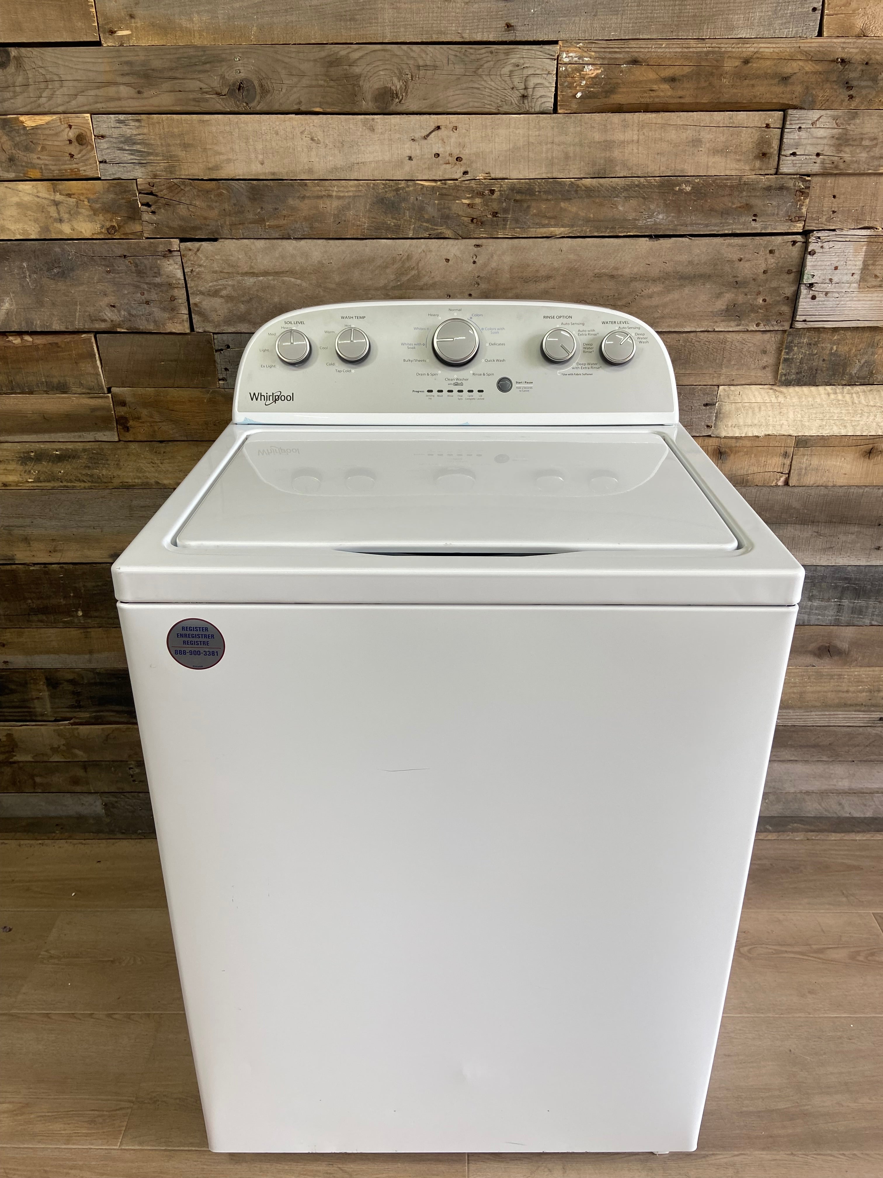 Whirlpool Grey Face Large Capacity Top Load Washer