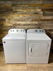 Whirlpool Grey Panel Washer Dryer Set