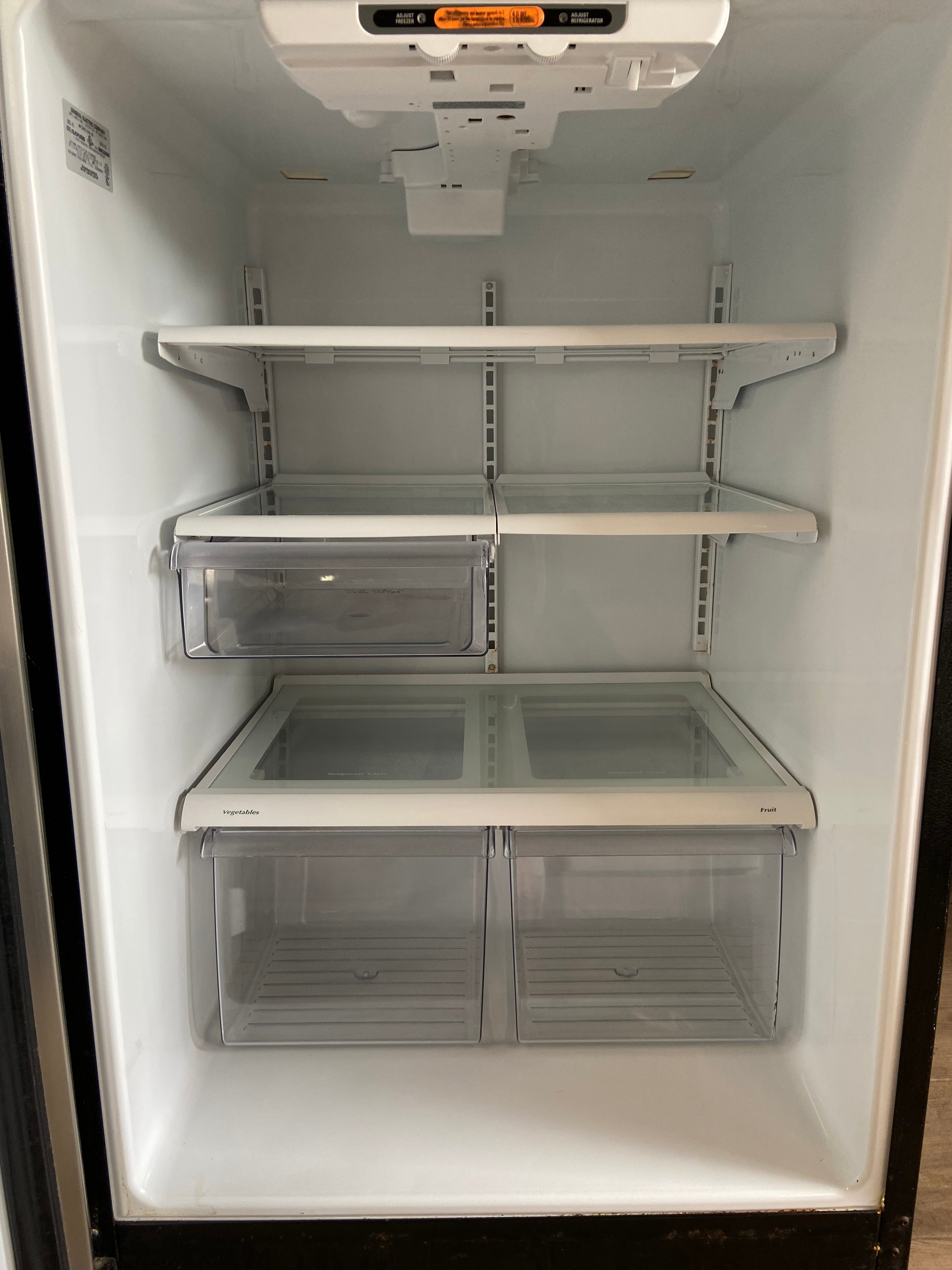 GE Stainless Top Bottom Refrigerator