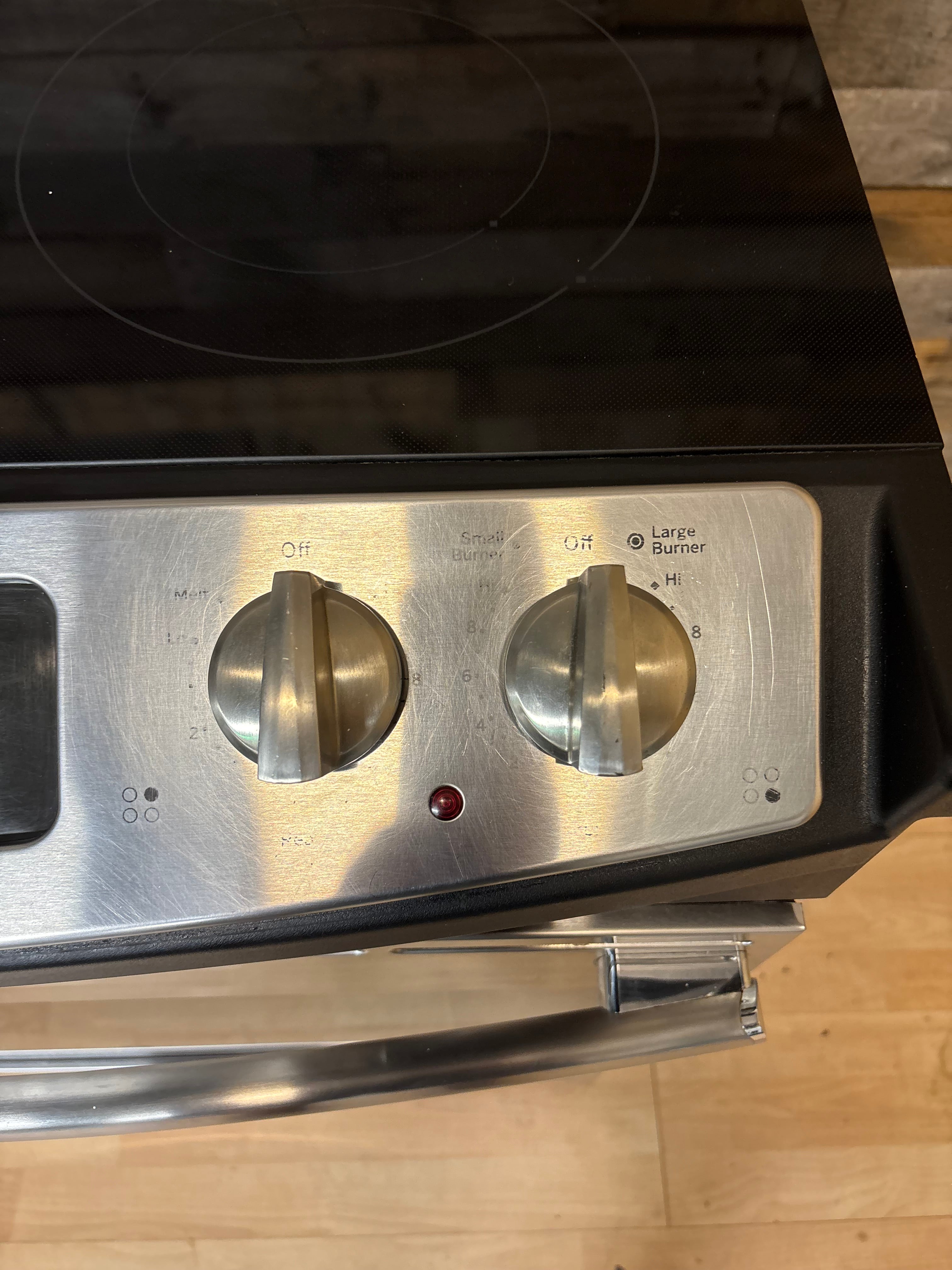 Stainless GE Slide In Range