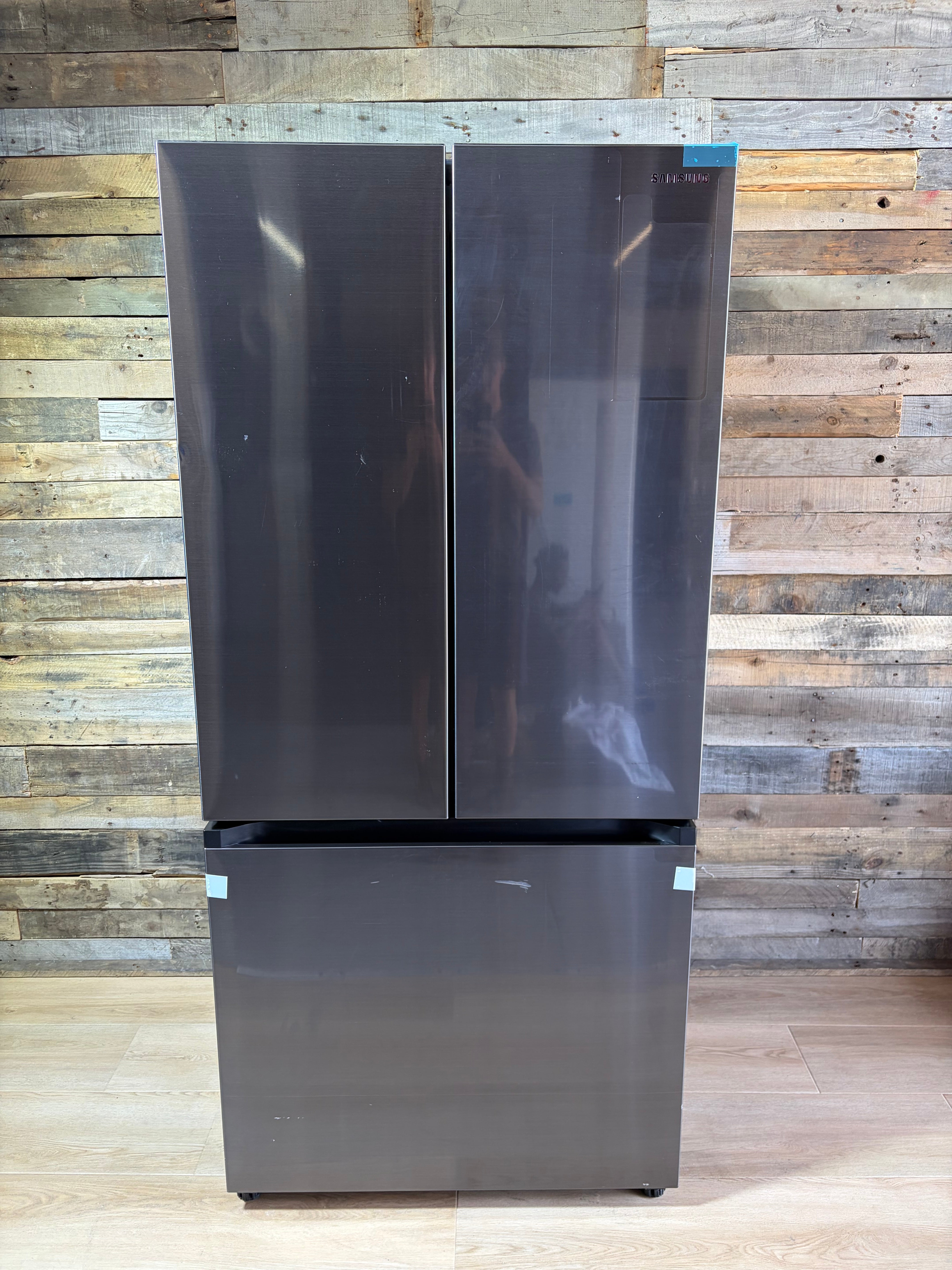 33” Black Stainless Counter-Depth French Door Refrigerator with Twin Cooling Plus™