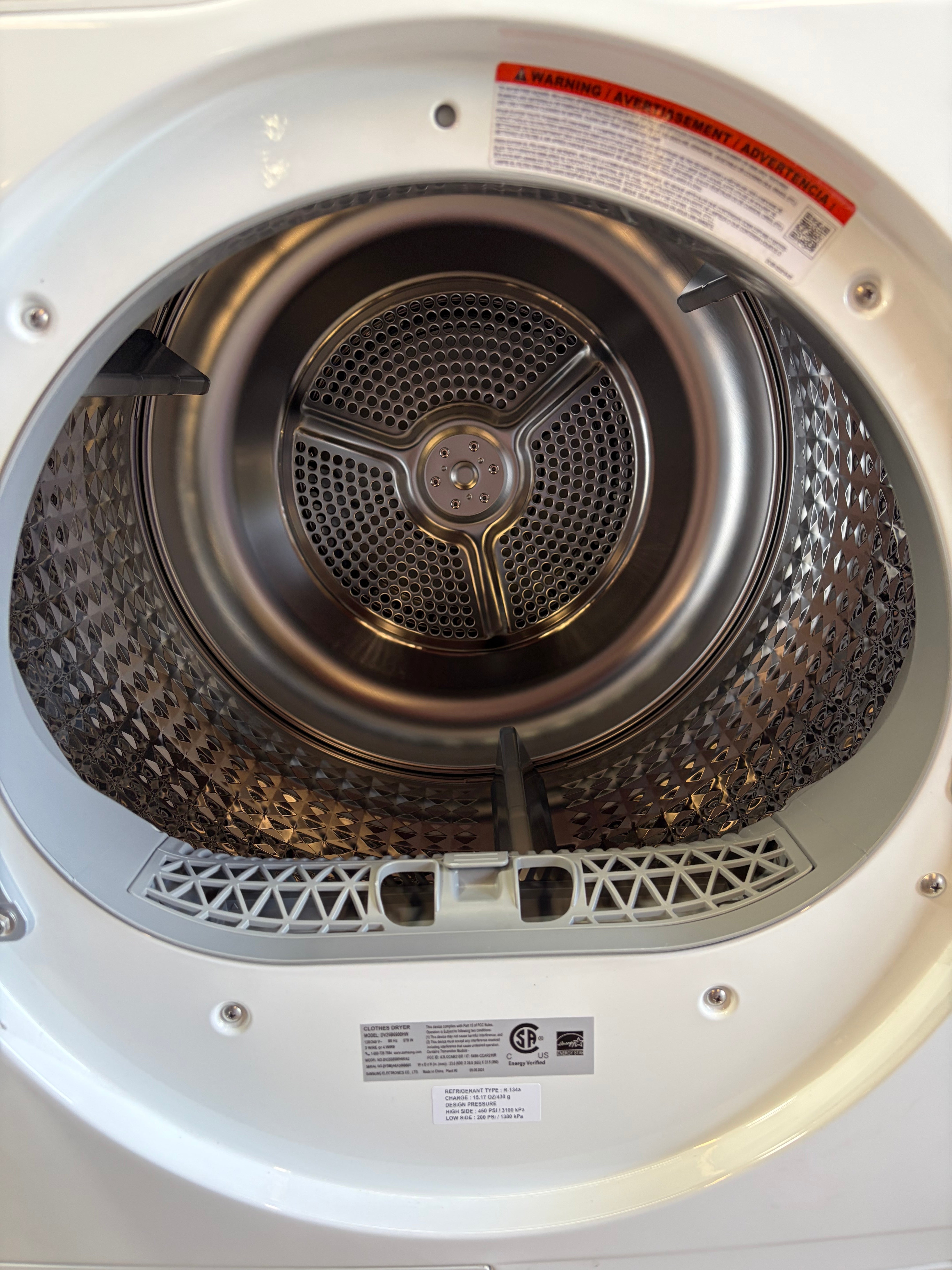 2.5 cu. ft. Compact Front Load Washer and Ventless Heat Pump Dryer with AI Smart Dial and Super Speed Wash in White