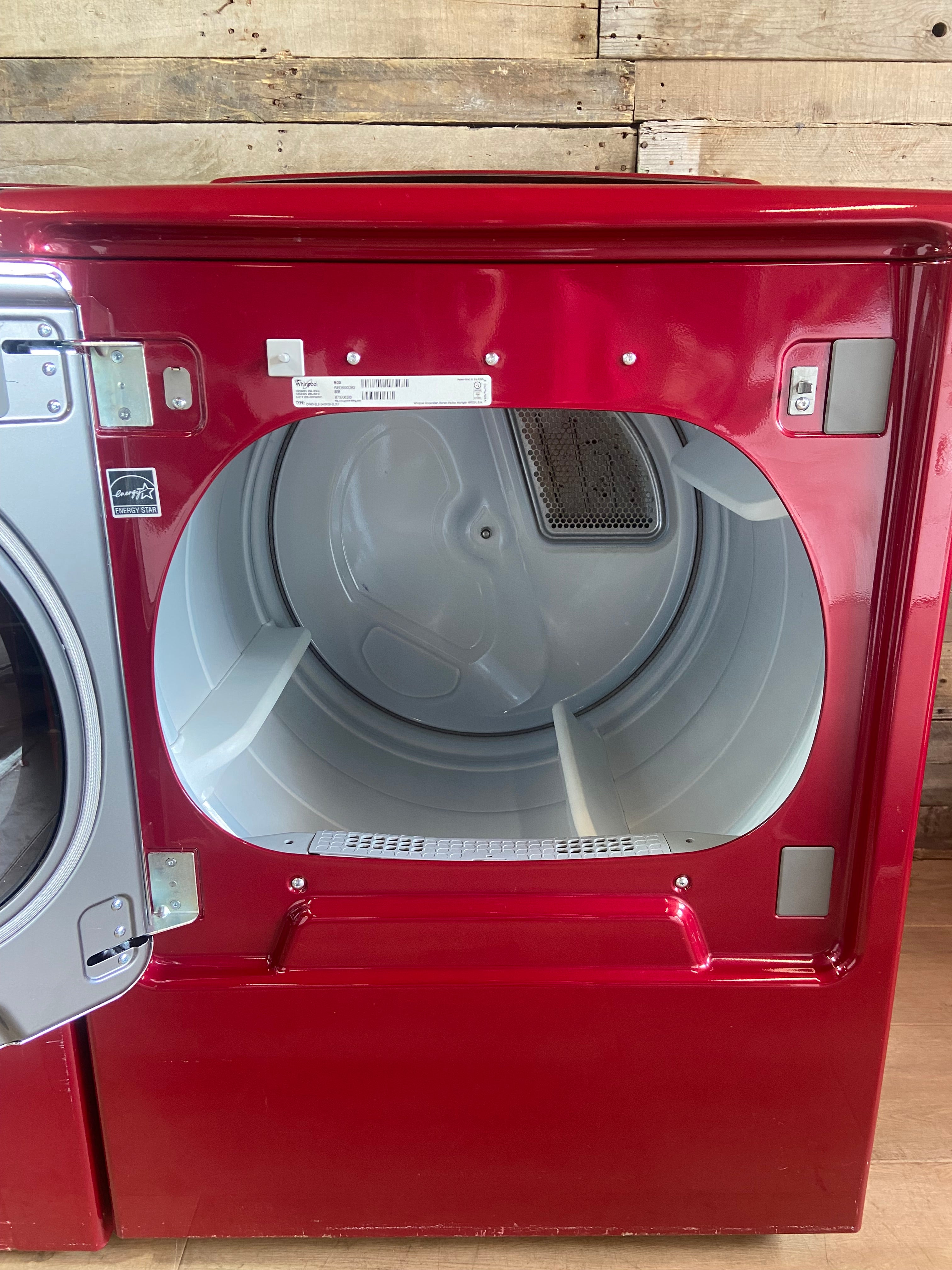 Whirlpool Cabrio Red Top Load Washer & Dryer Set