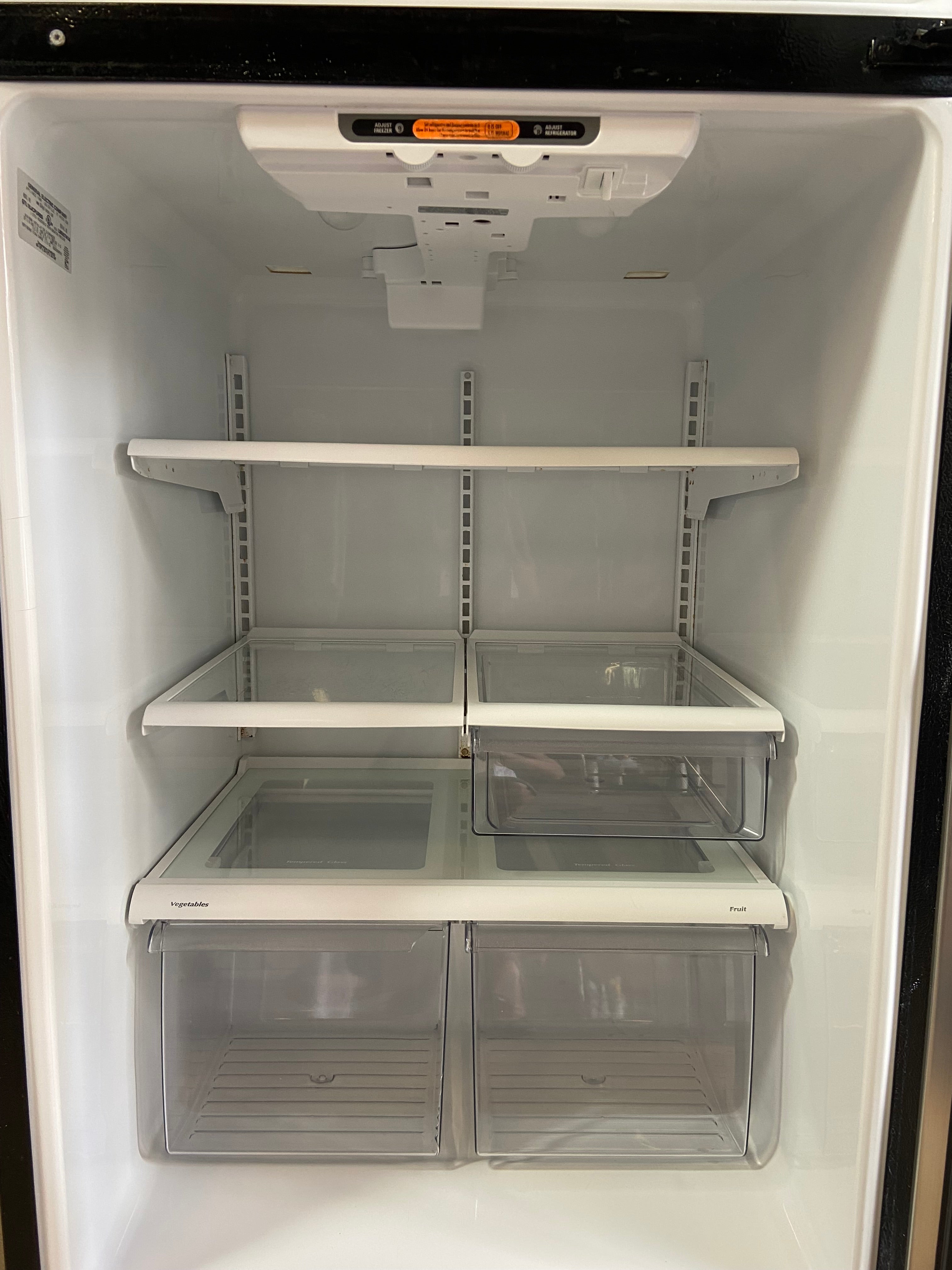 GE Stainless Top Bottom Fridge