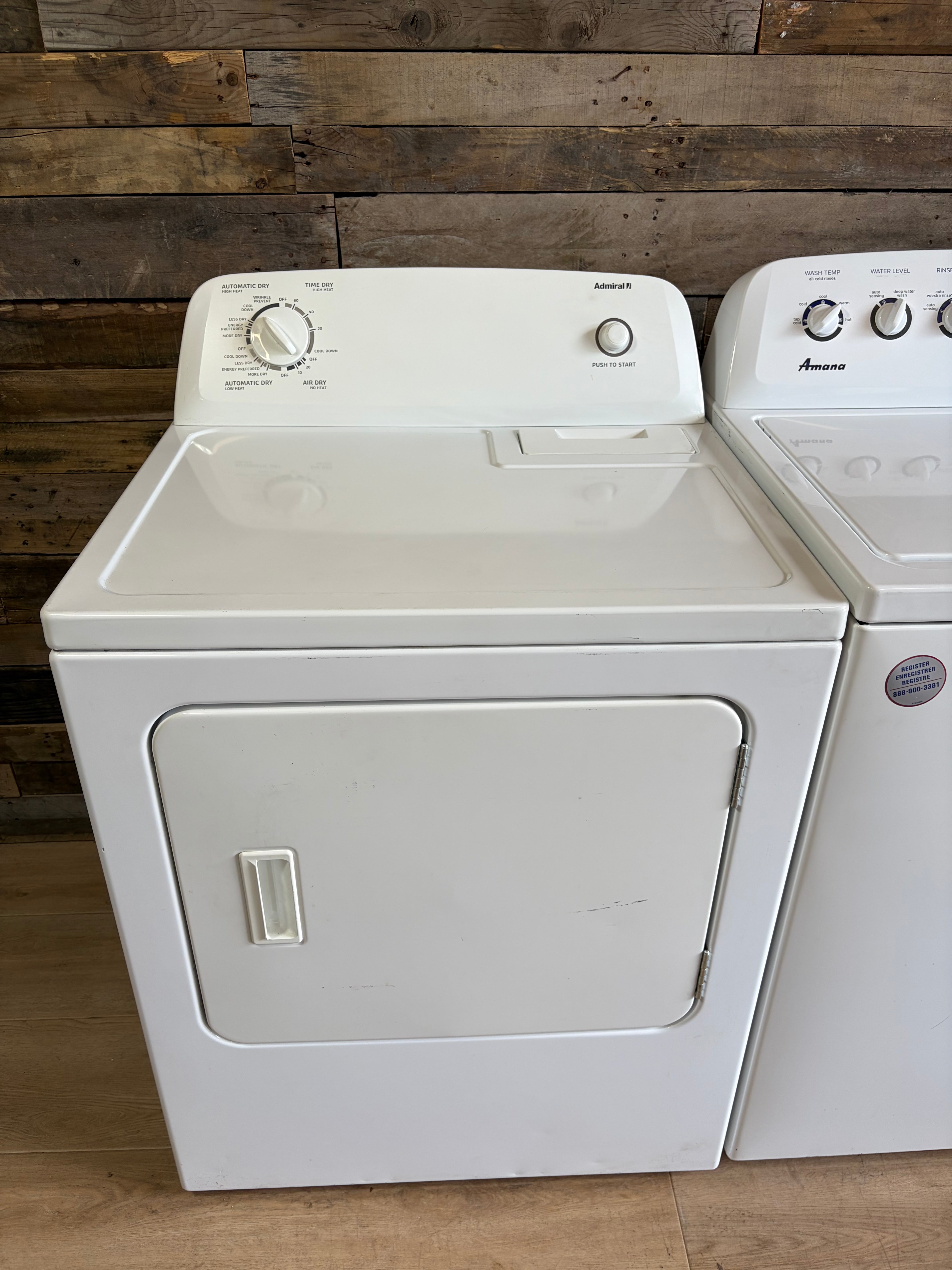 Amana Large Capacity Top Load Set