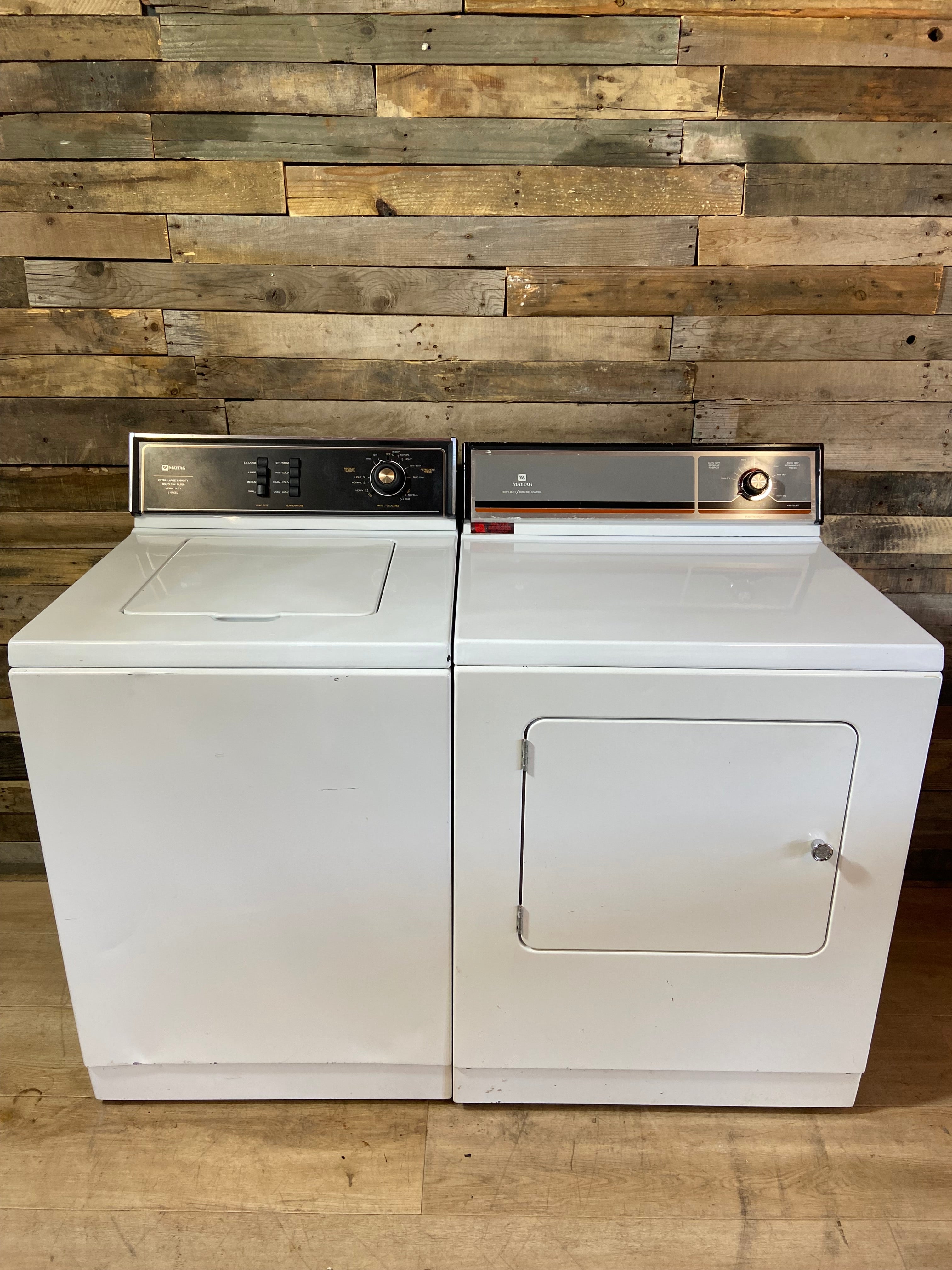 Maytag Direct Drive Old School Washer & Dryer Set