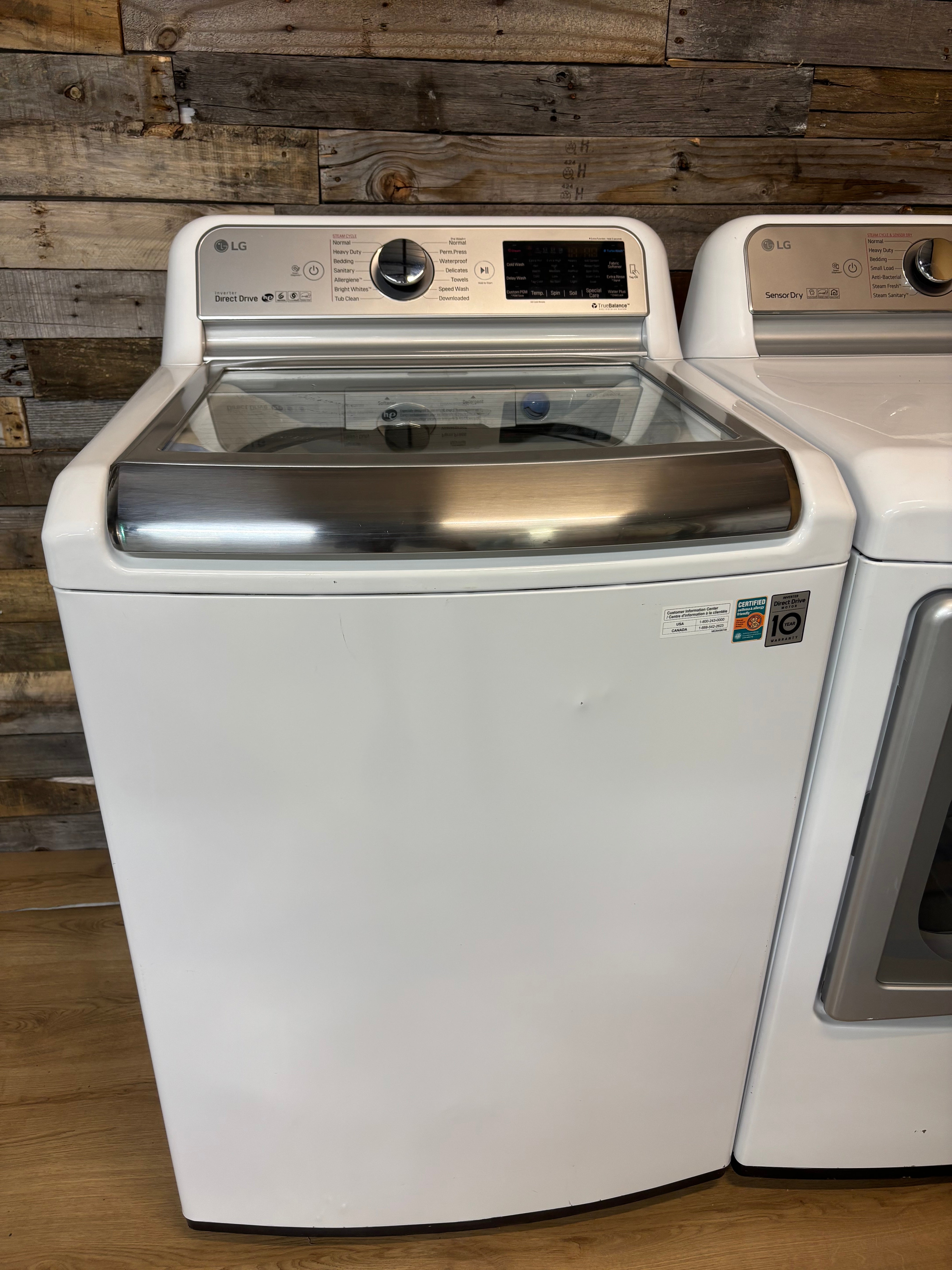 Lg Direct Drive Top Load Set